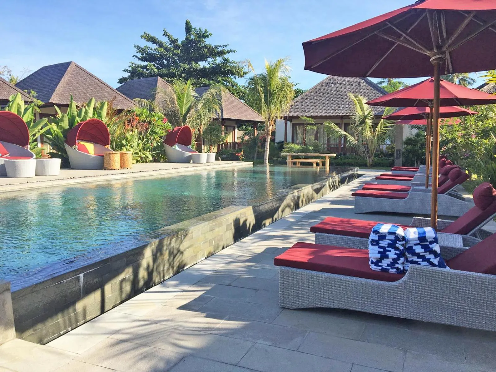 Swimming pool in Samata Village Gili Air