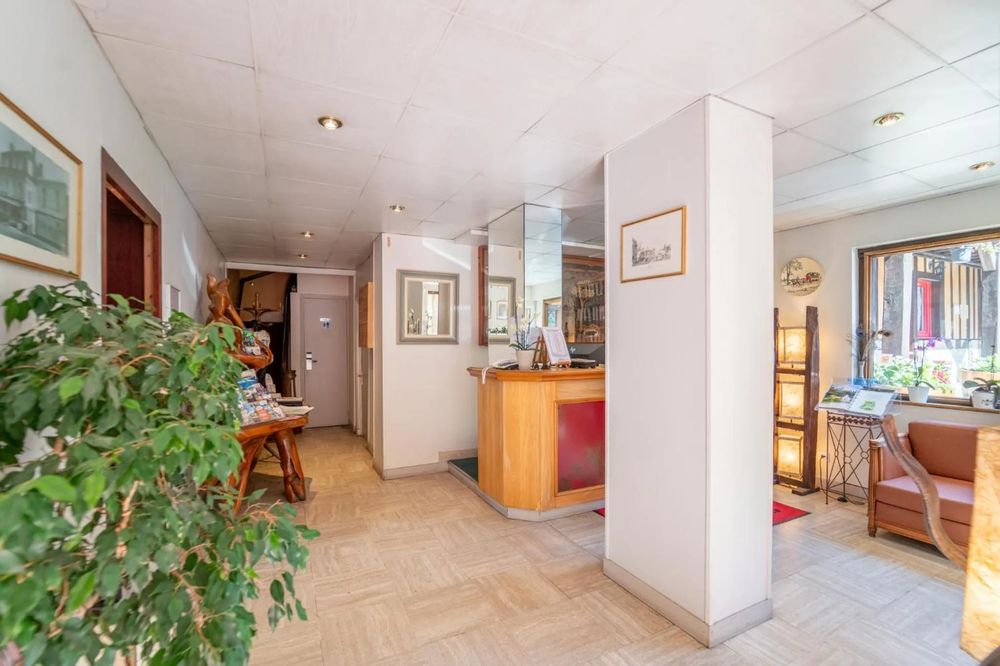 Living room in Hotel La Diligence