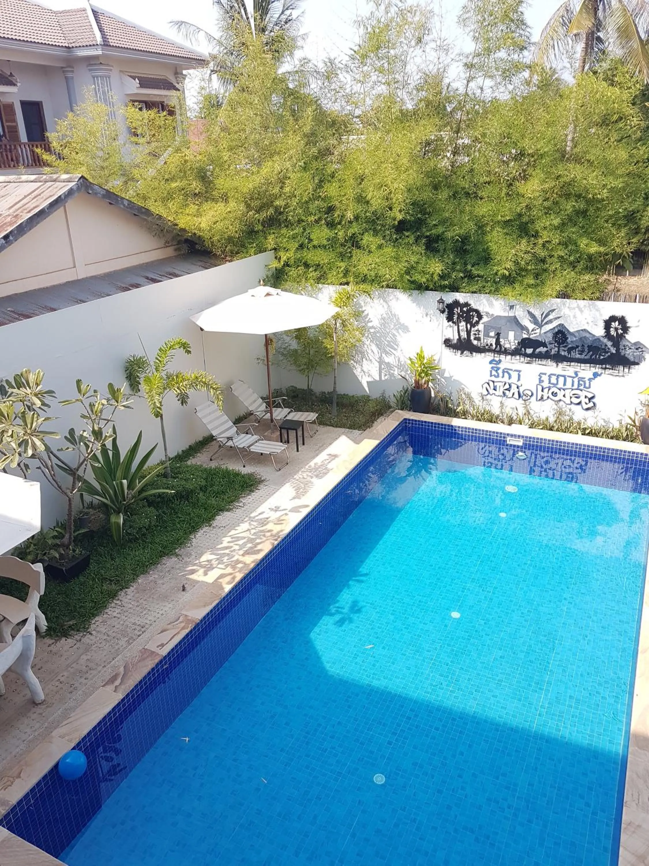 Pool view in Nika's House