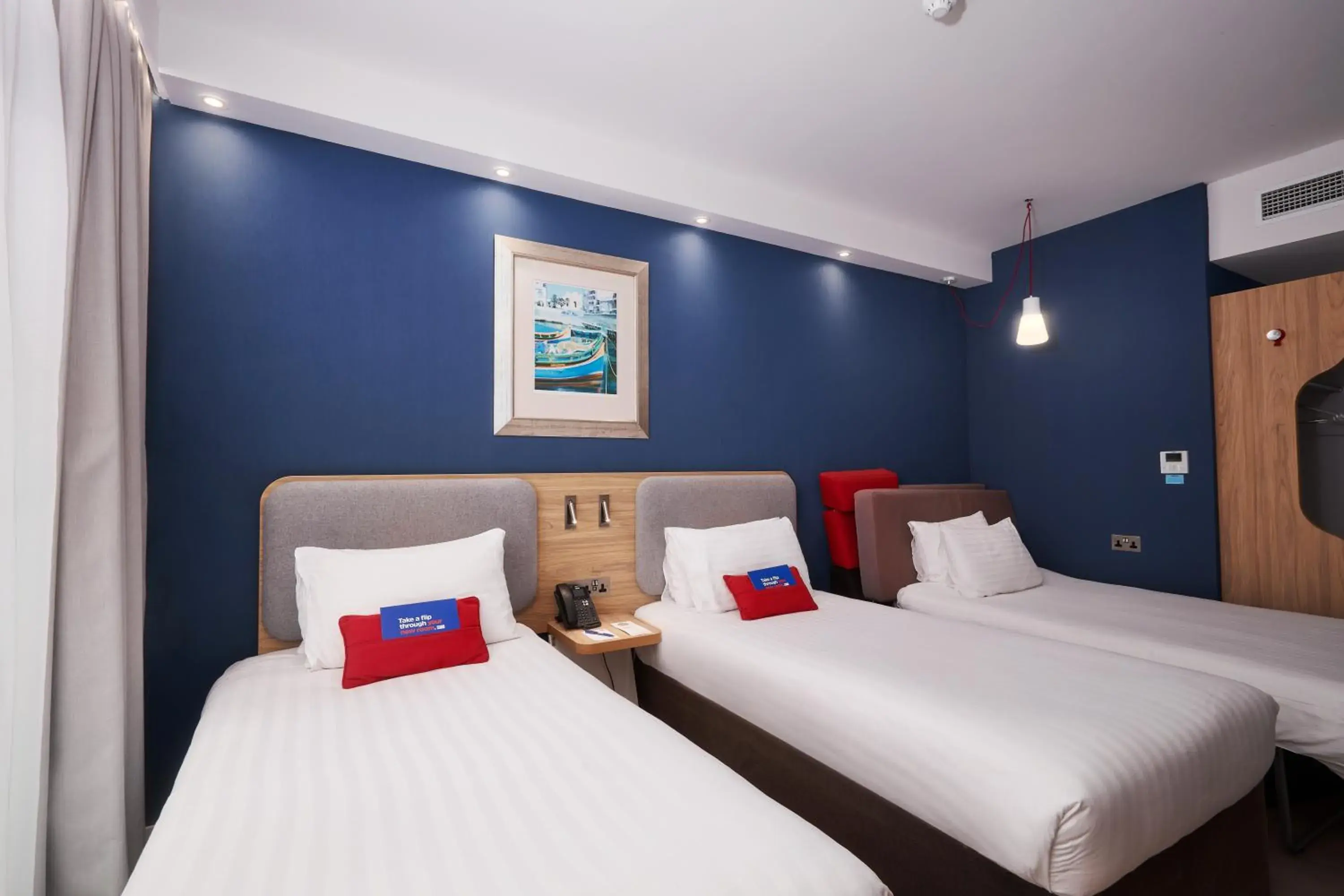 Standard Twin Room with Two Twin Beds, Sofa Bed and Balcony in Holiday Inn Express - Malta by IHG Standard Twin Room with Two Twin Beds, Sofa Bed and Balcony in Holiday Inn Express - Malta by IHG