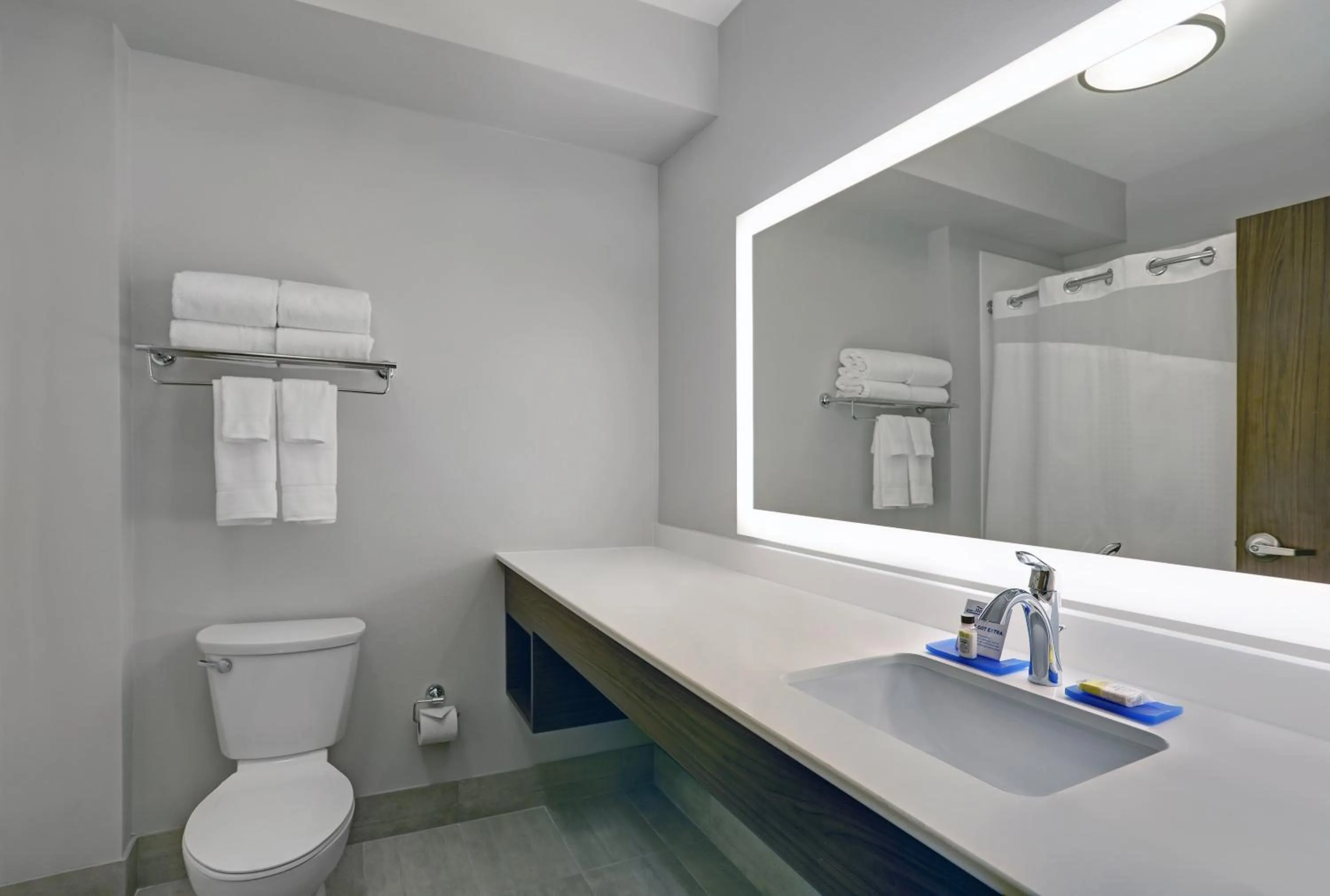 Bathroom in Holiday Inn Express & Suites - Lenexa - Overland Park Area by IHG