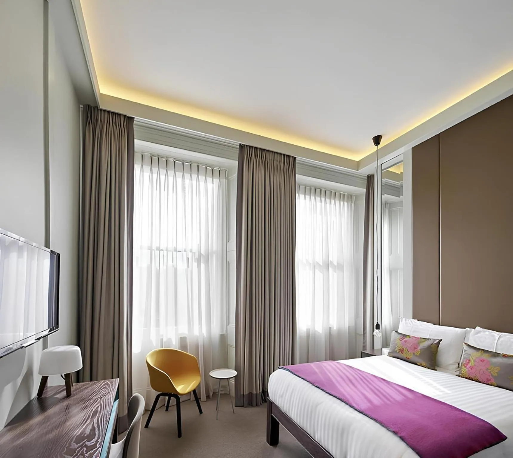 Bedroom, Bed in The Chapter Hotels - Lancaster Gate