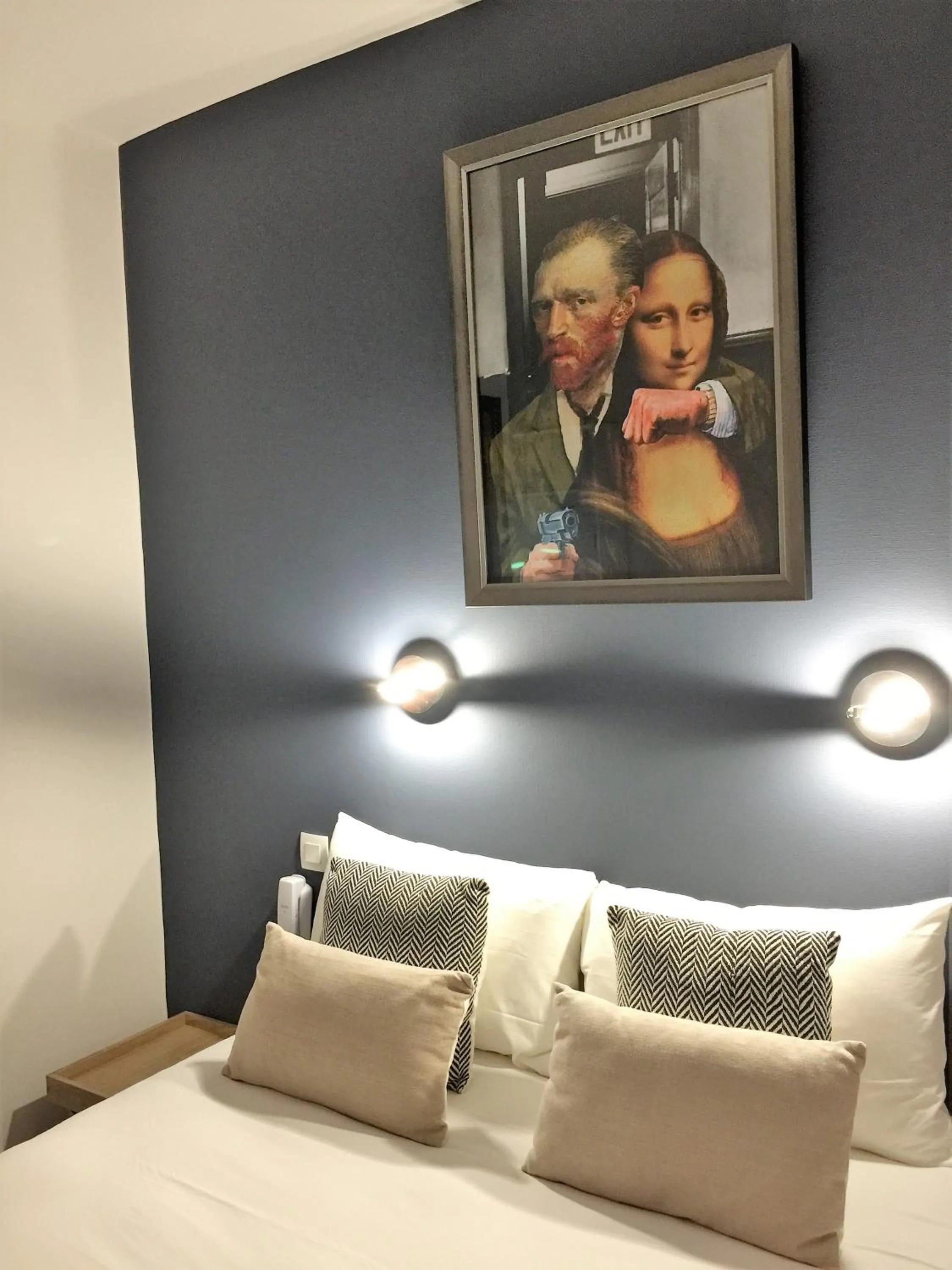 Decorative detail, Bed in Hotel Ar Terra Nova