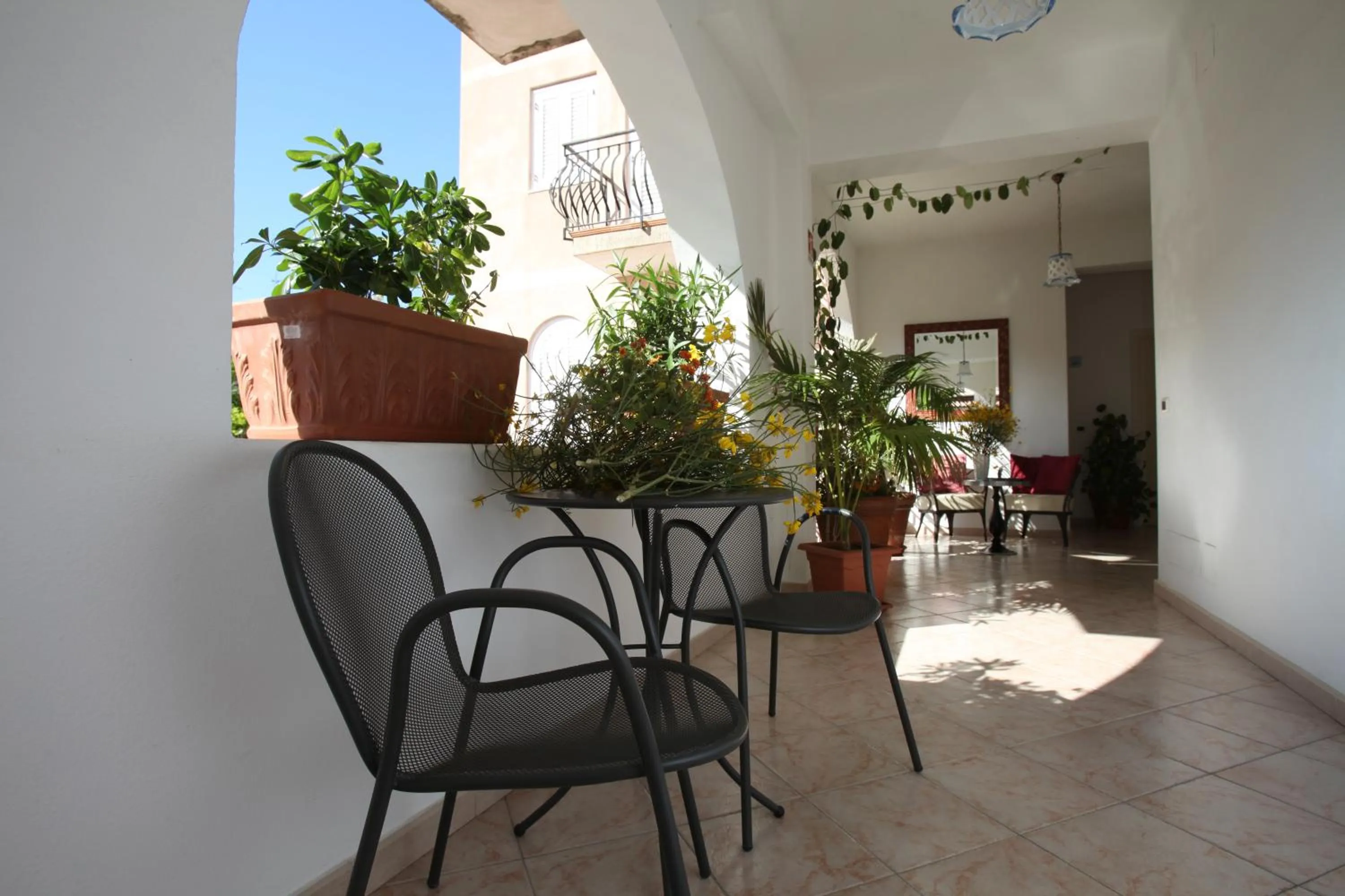 Balcony/Terrace in Hotel Amarea - Aeolian Charme