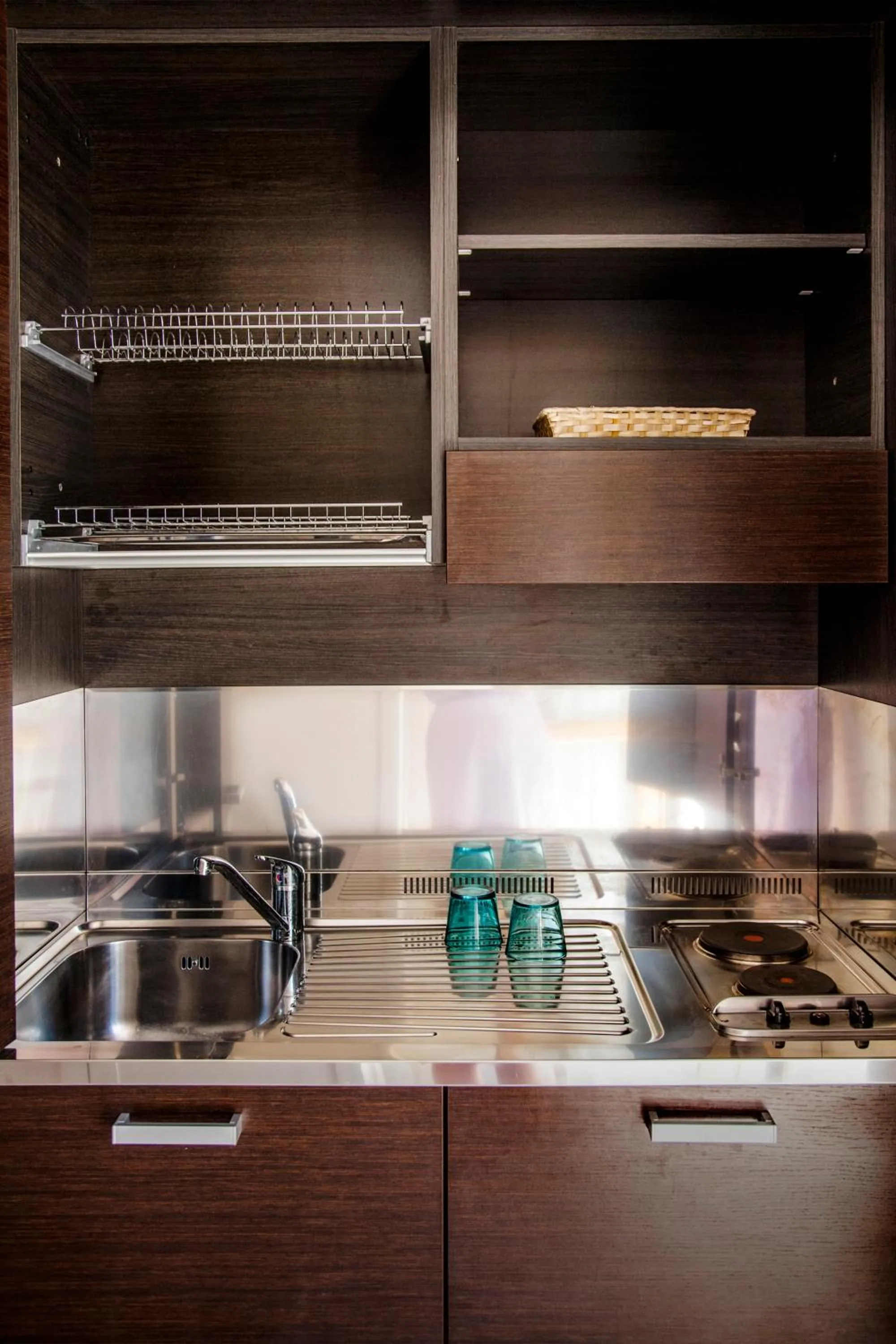 Kitchen or kitchenette in Hotel Amarea - Aeolian Charme