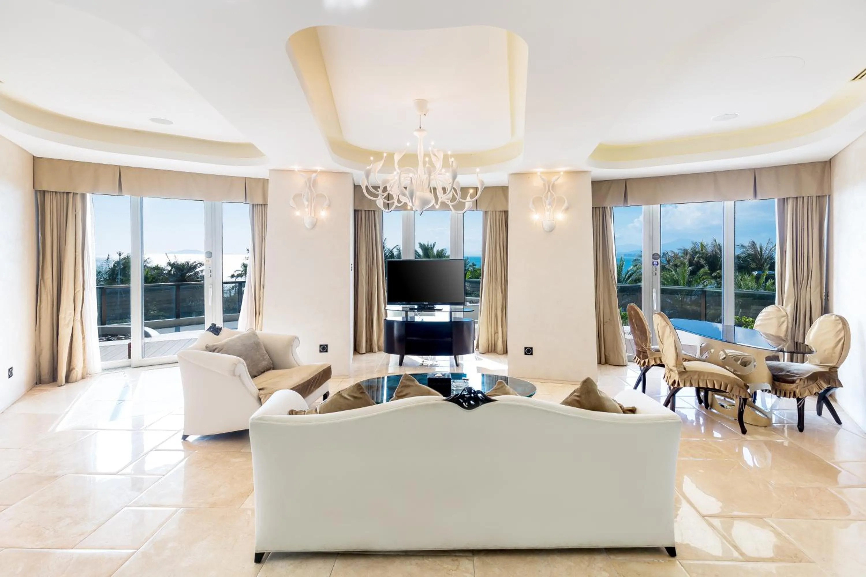 Living room in Sanya Phoenix Island Yuejia flat