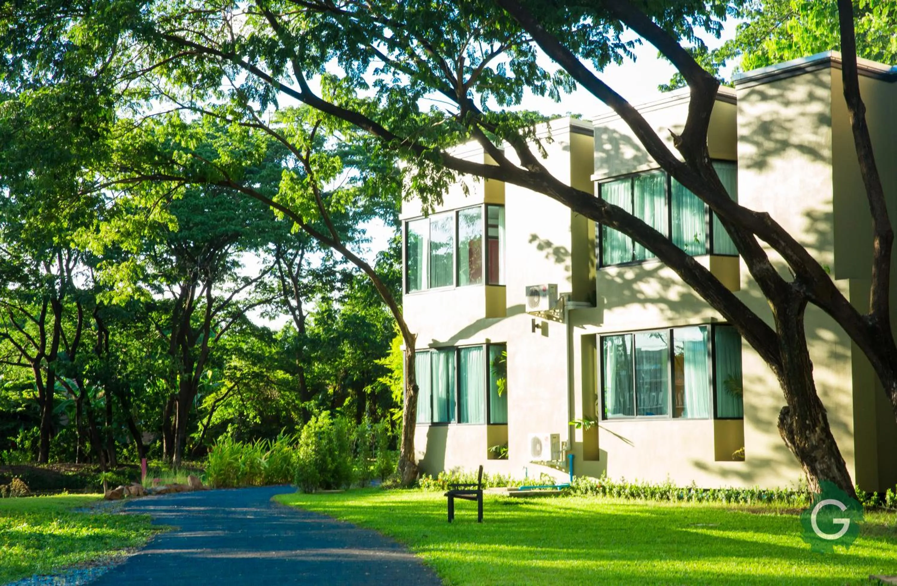 Bird's eye view in Green@Buriram