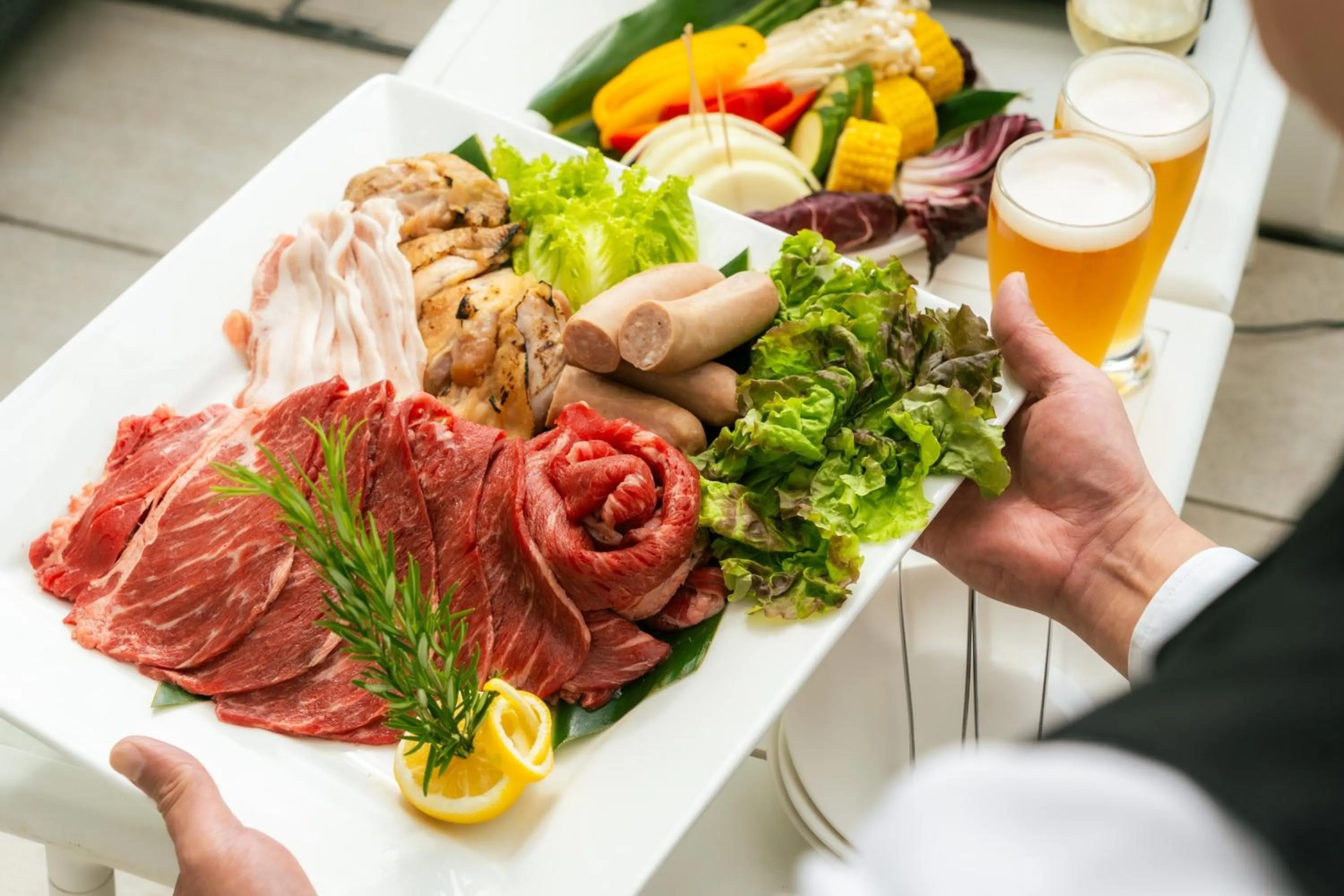 BBQ facilities in Hotel Aqua Citta Naha