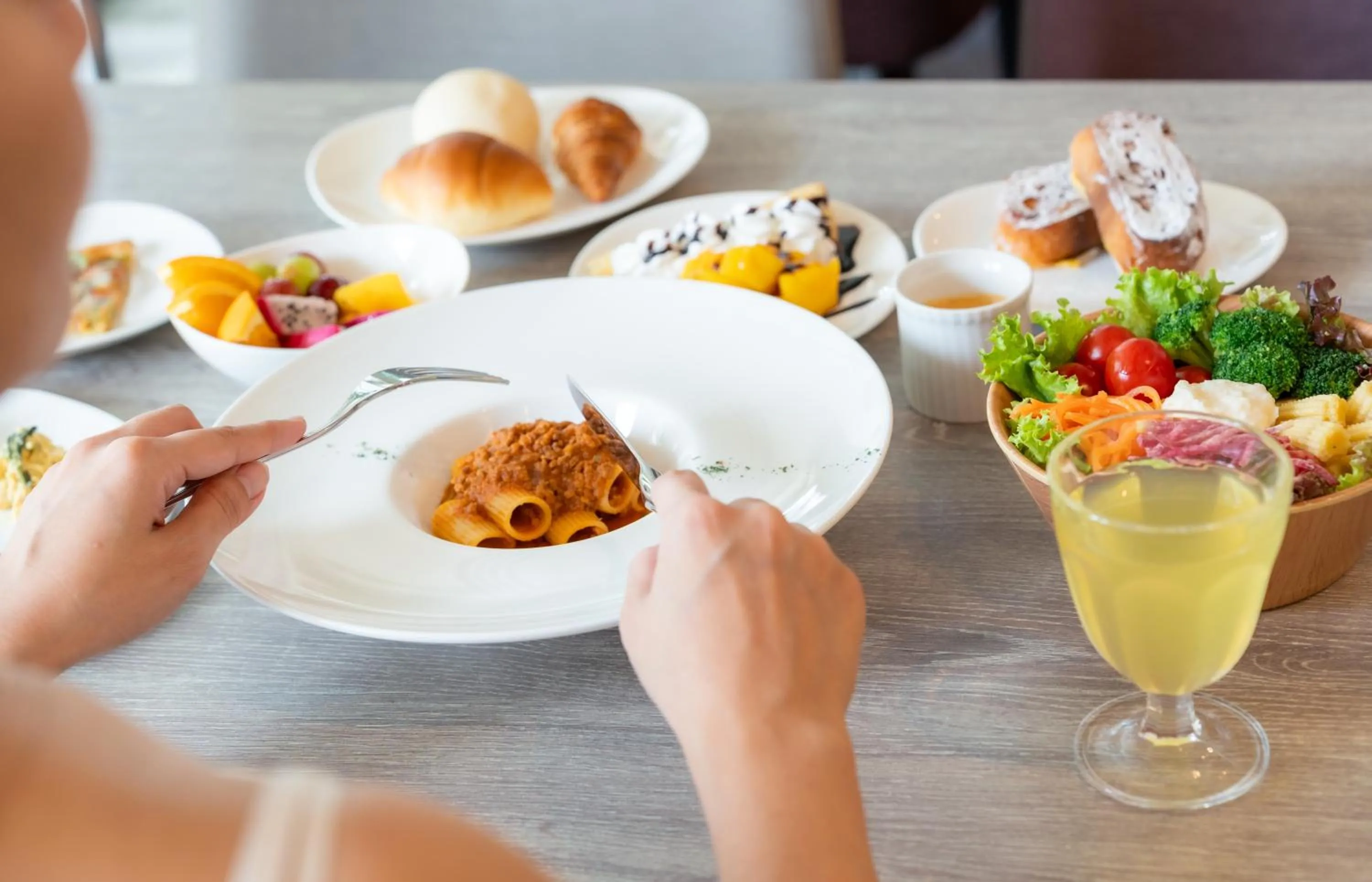 Breakfast in Hotel Aqua Citta Naha