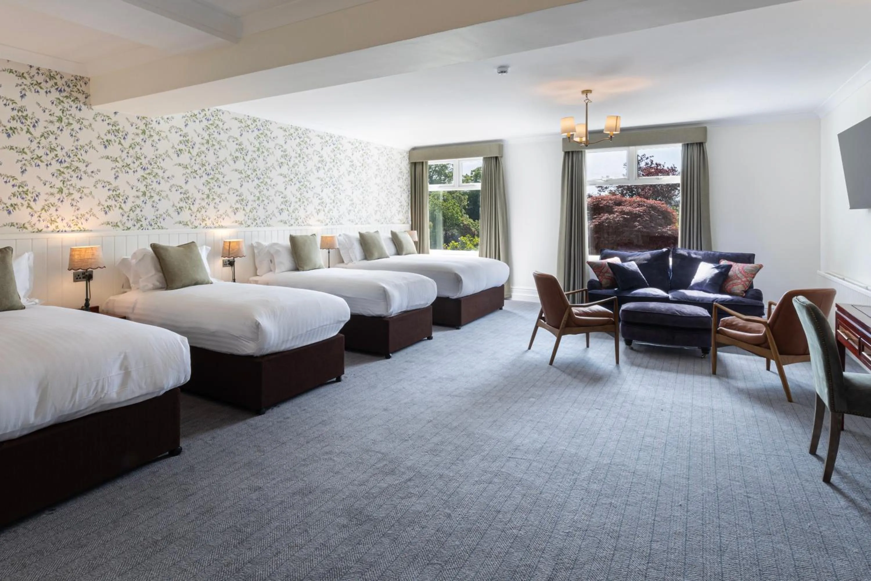 Bed in Lake District Castle Inn