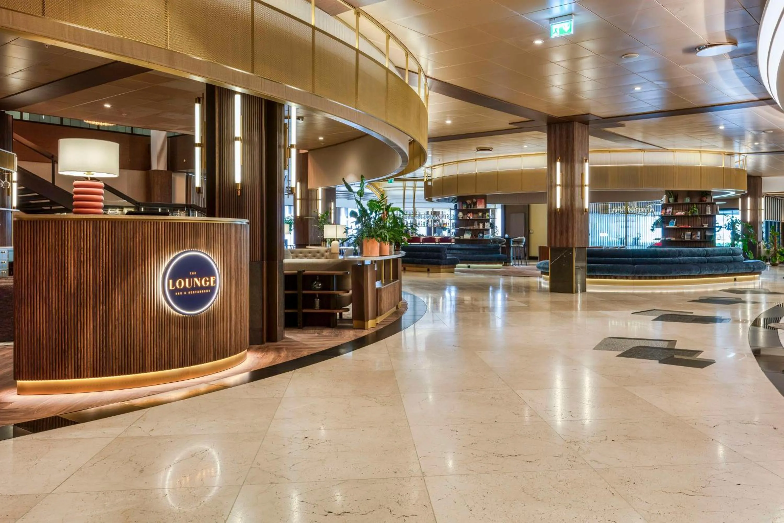 Lobby or reception in Radisson Blu Scandinavia Hotel, Copenhagen