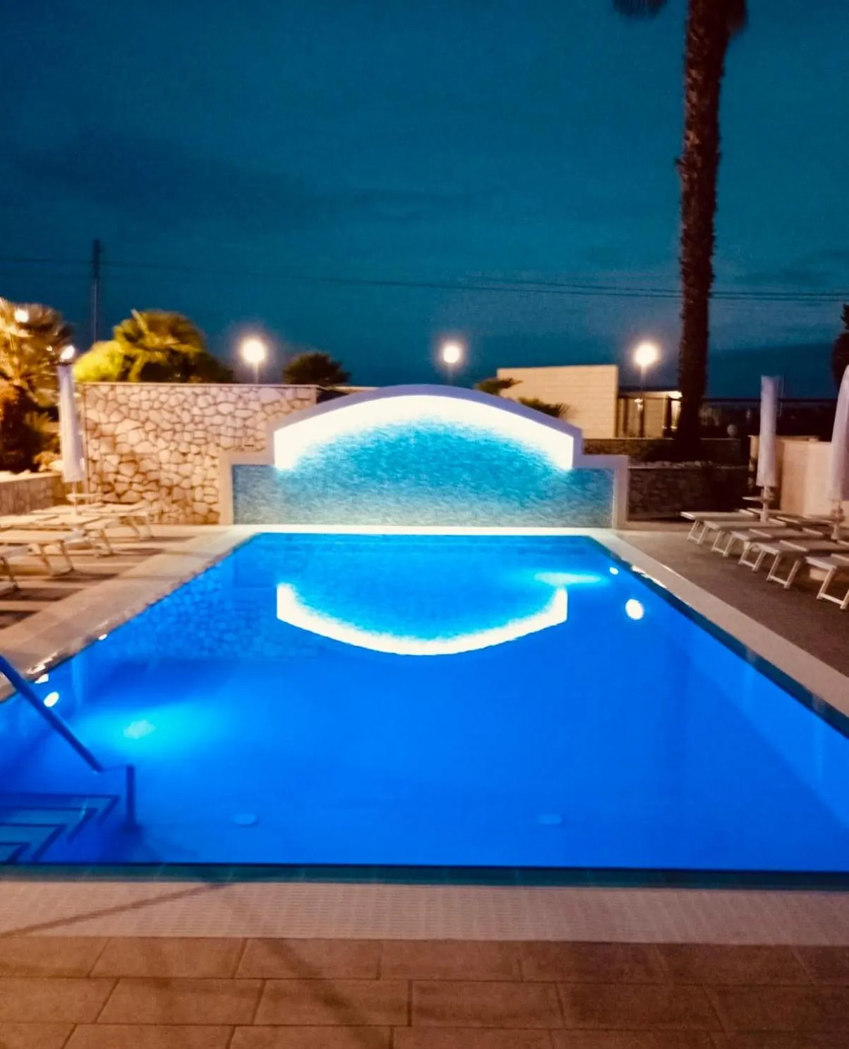 Pool view in Residence Bandiera Gialla