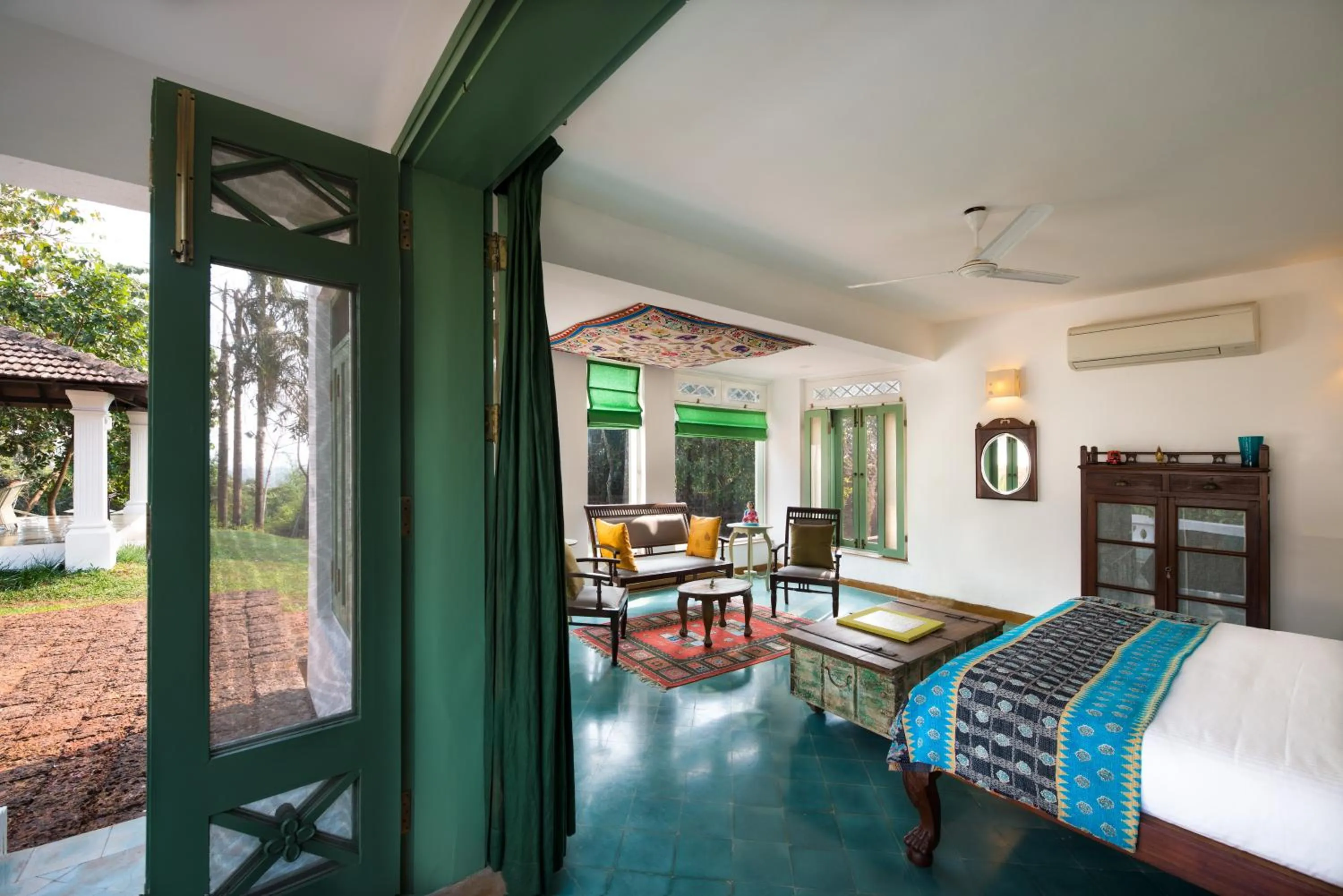 Patio in The Postcard Velha, Goa