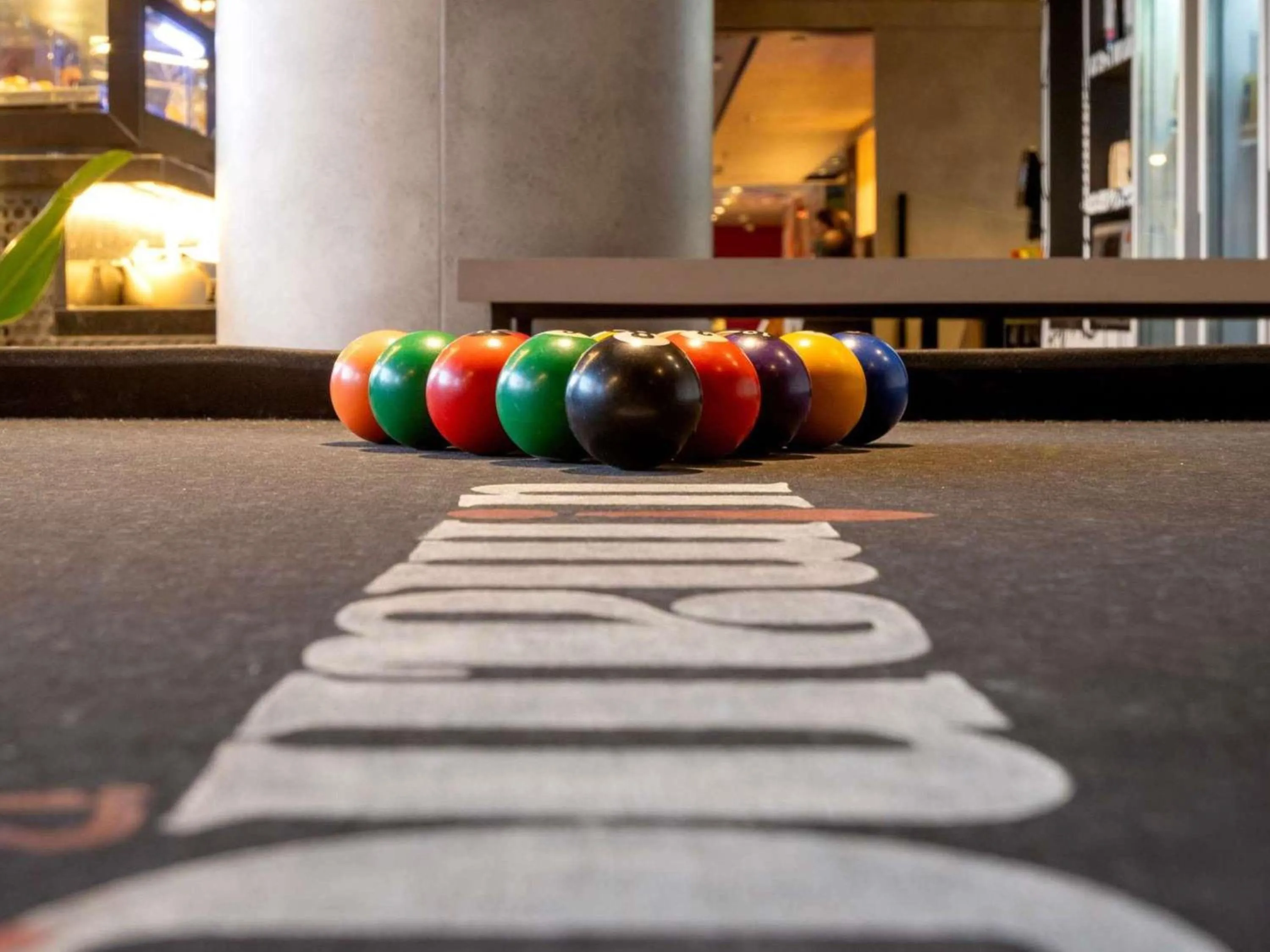 Lounge or bar in ibis budget Jundiai Shopping