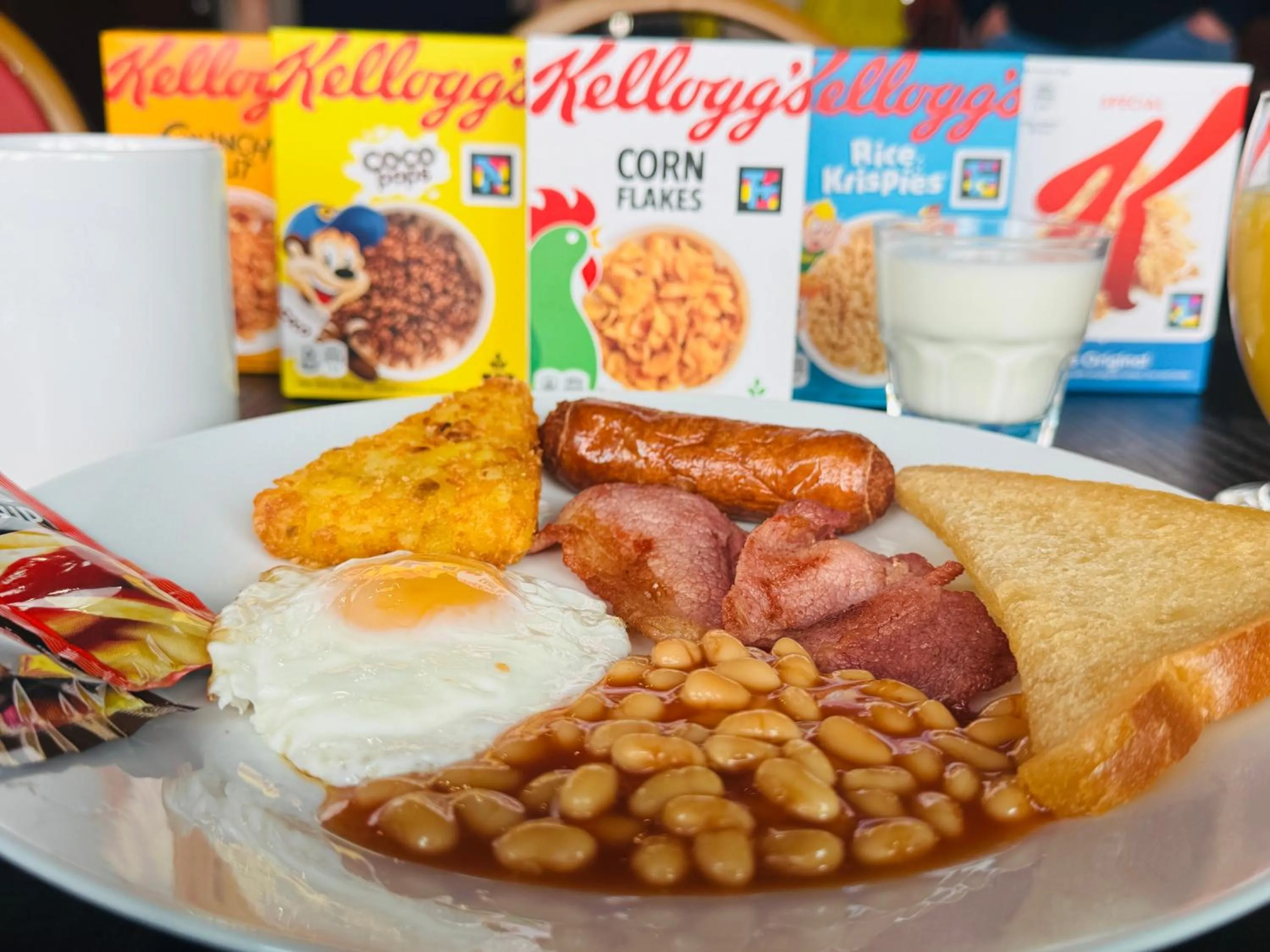 Breakfast in Calypso hotel Blackpool