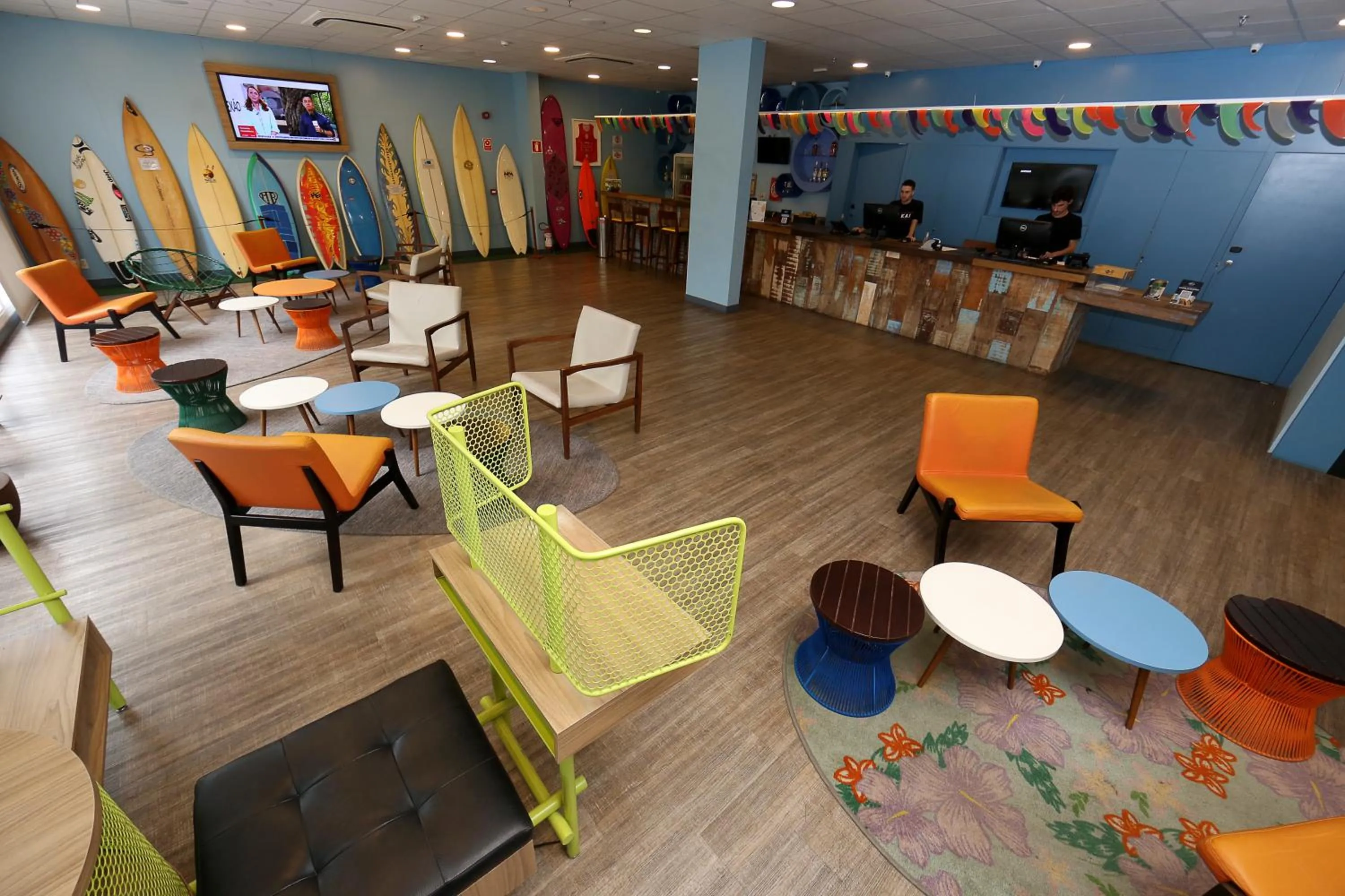 Lobby or reception in Delphin Surf Hotel