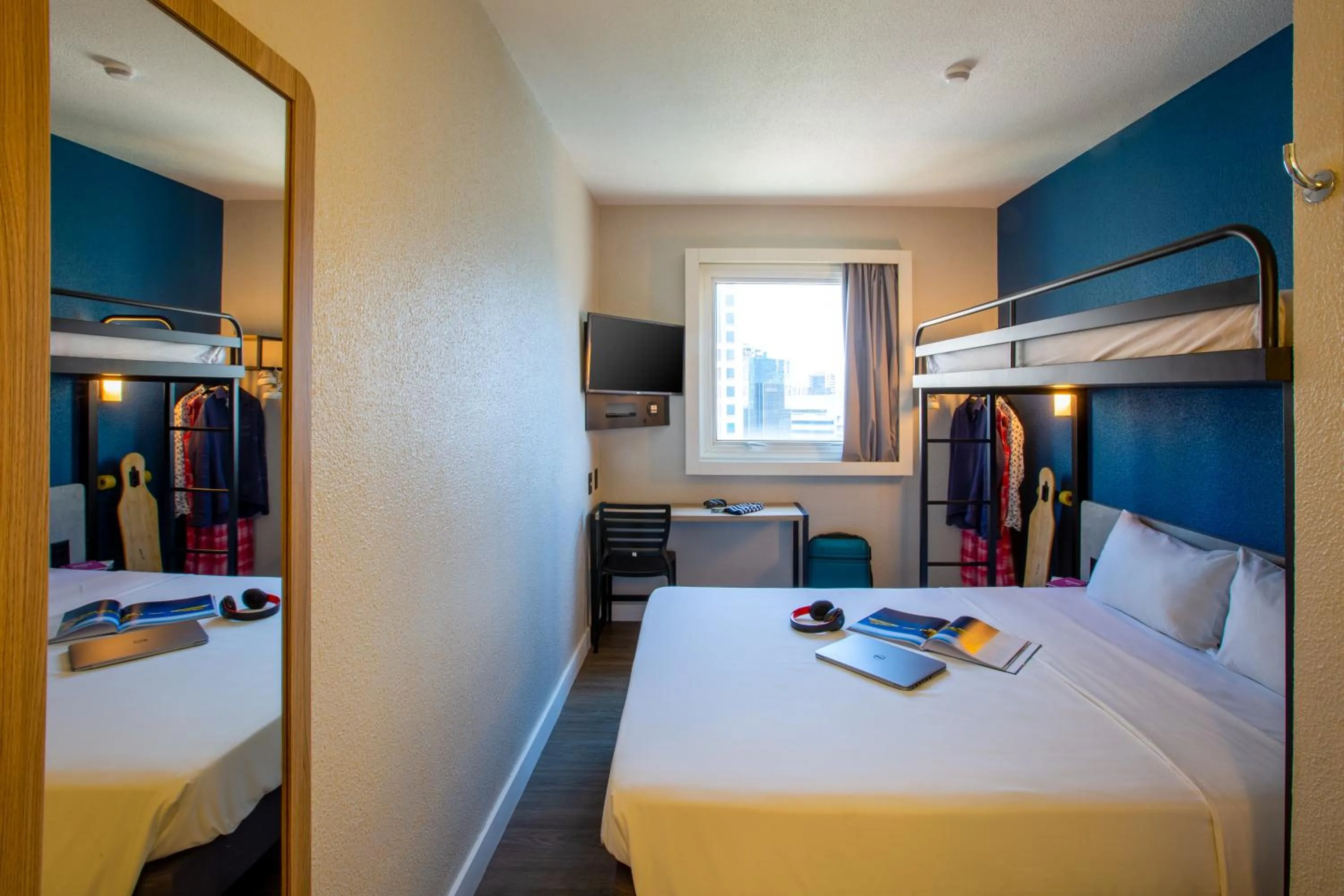 View (from property/room), Bed in ibis budget Sao Paulo Morumbi