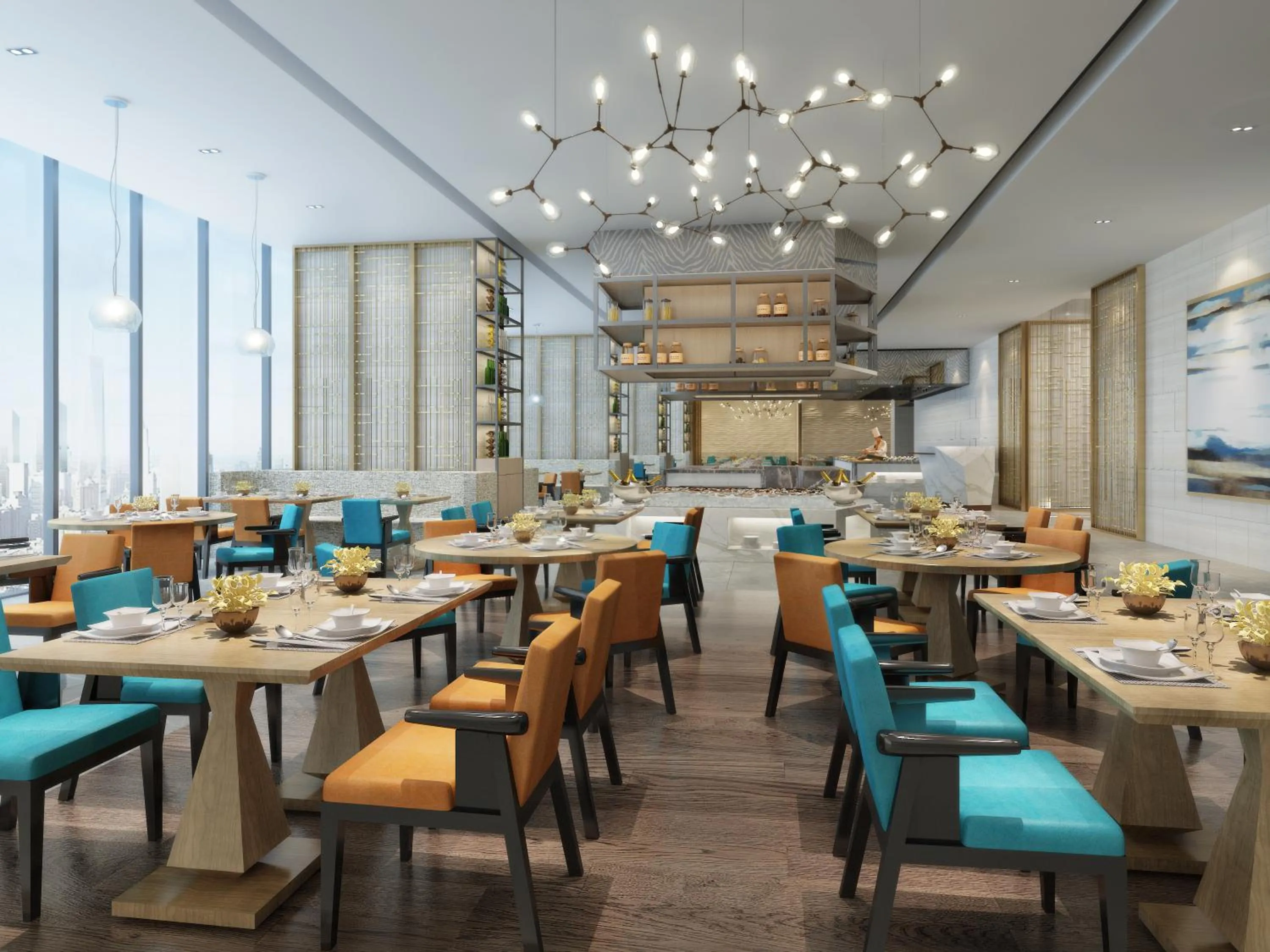 Restaurant/Places to Eat in Novotel Rizhao Suning