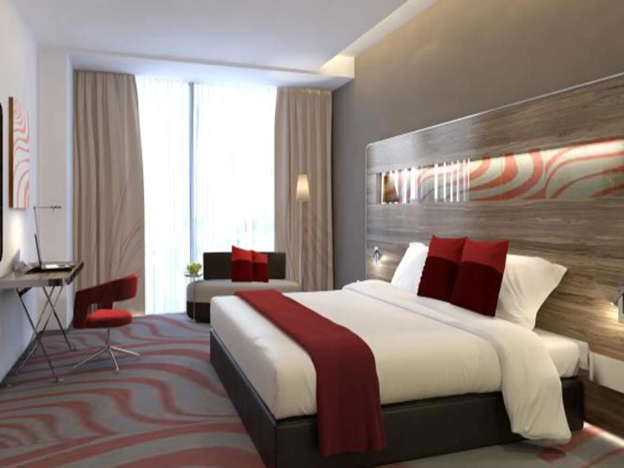 bunk bed in Novotel Rizhao Suning