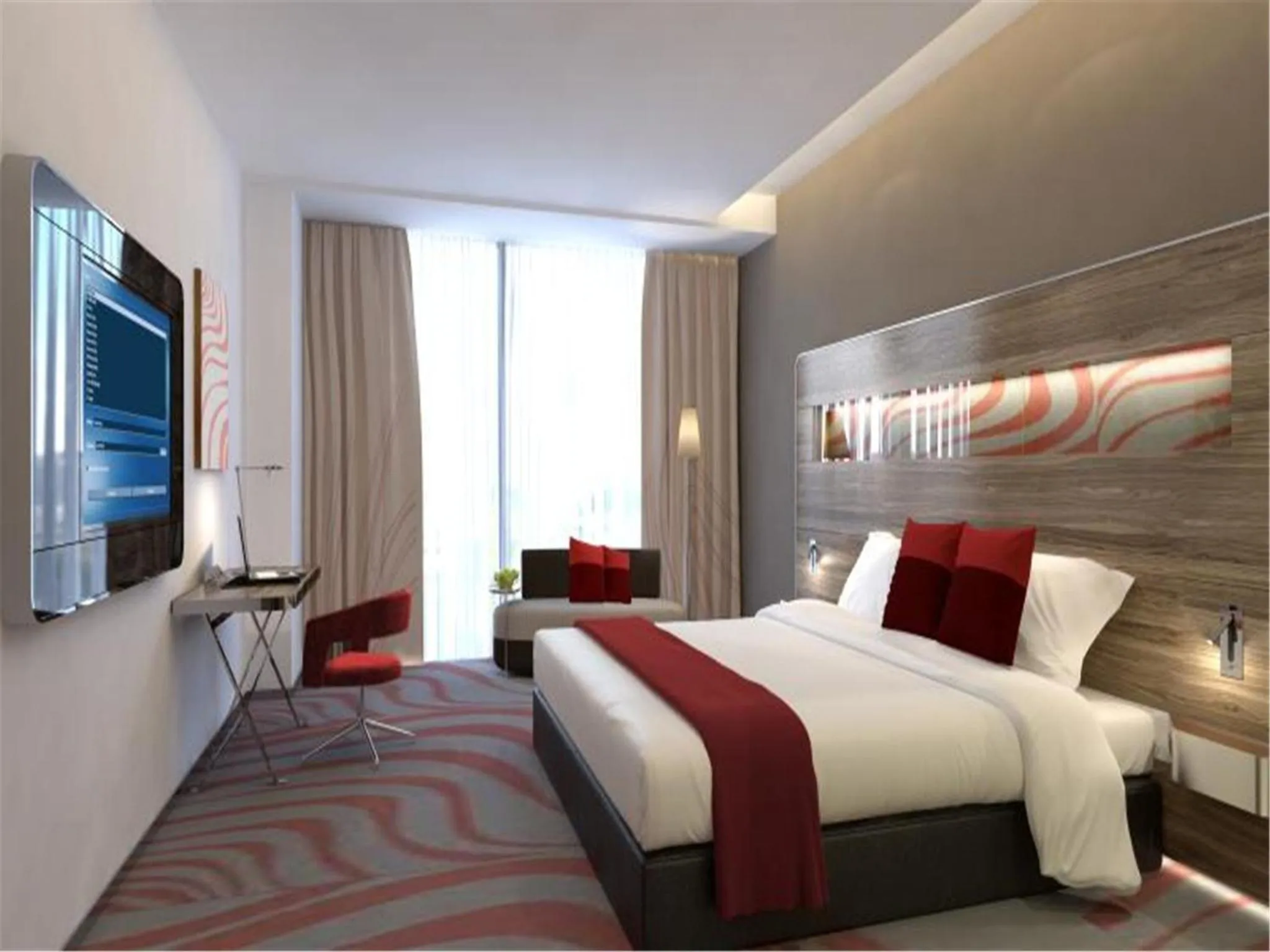 Decorative detail in Novotel Rizhao Suning