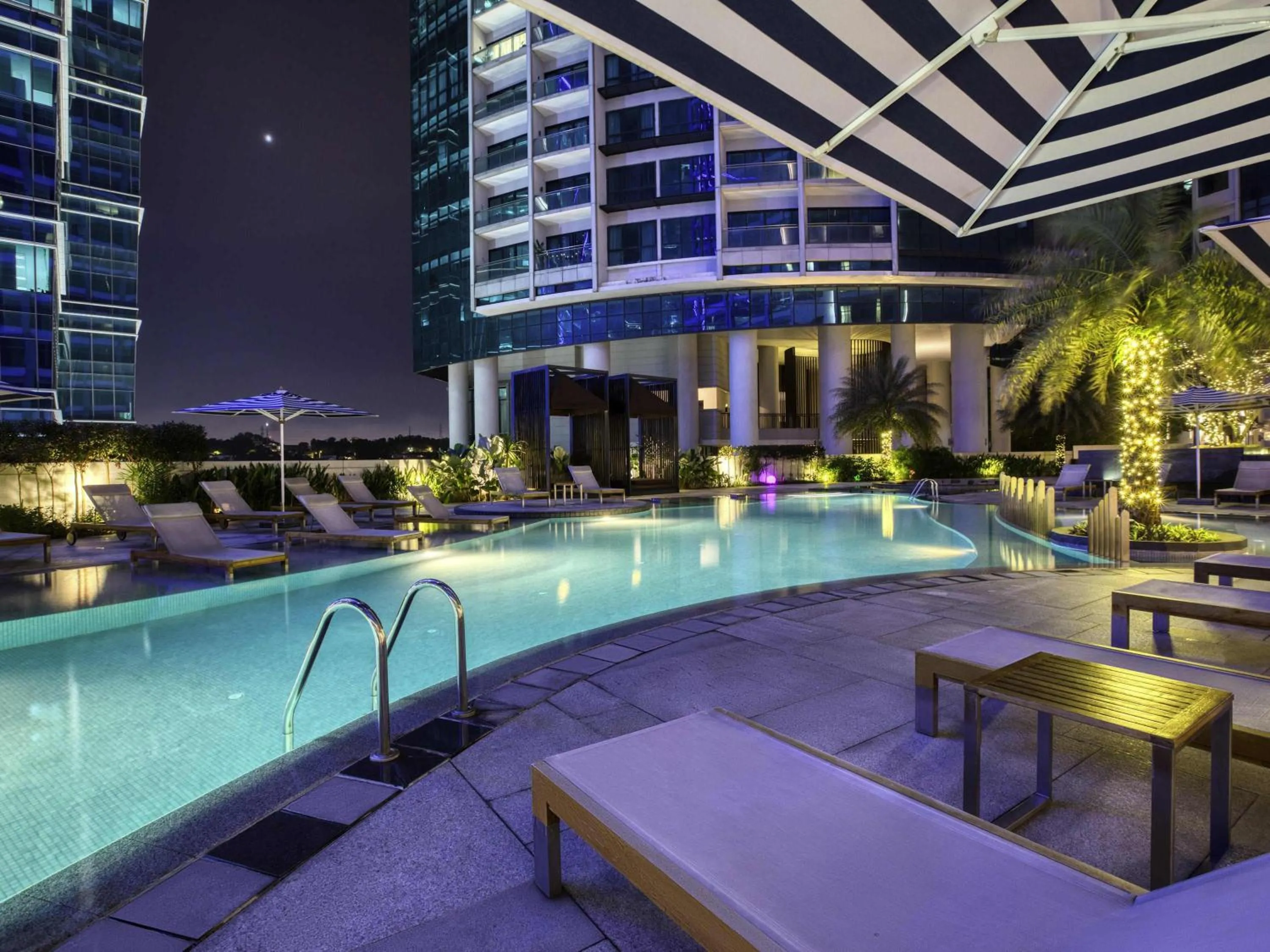 Pool view in Sofitel Kuala Lumpur Damansara