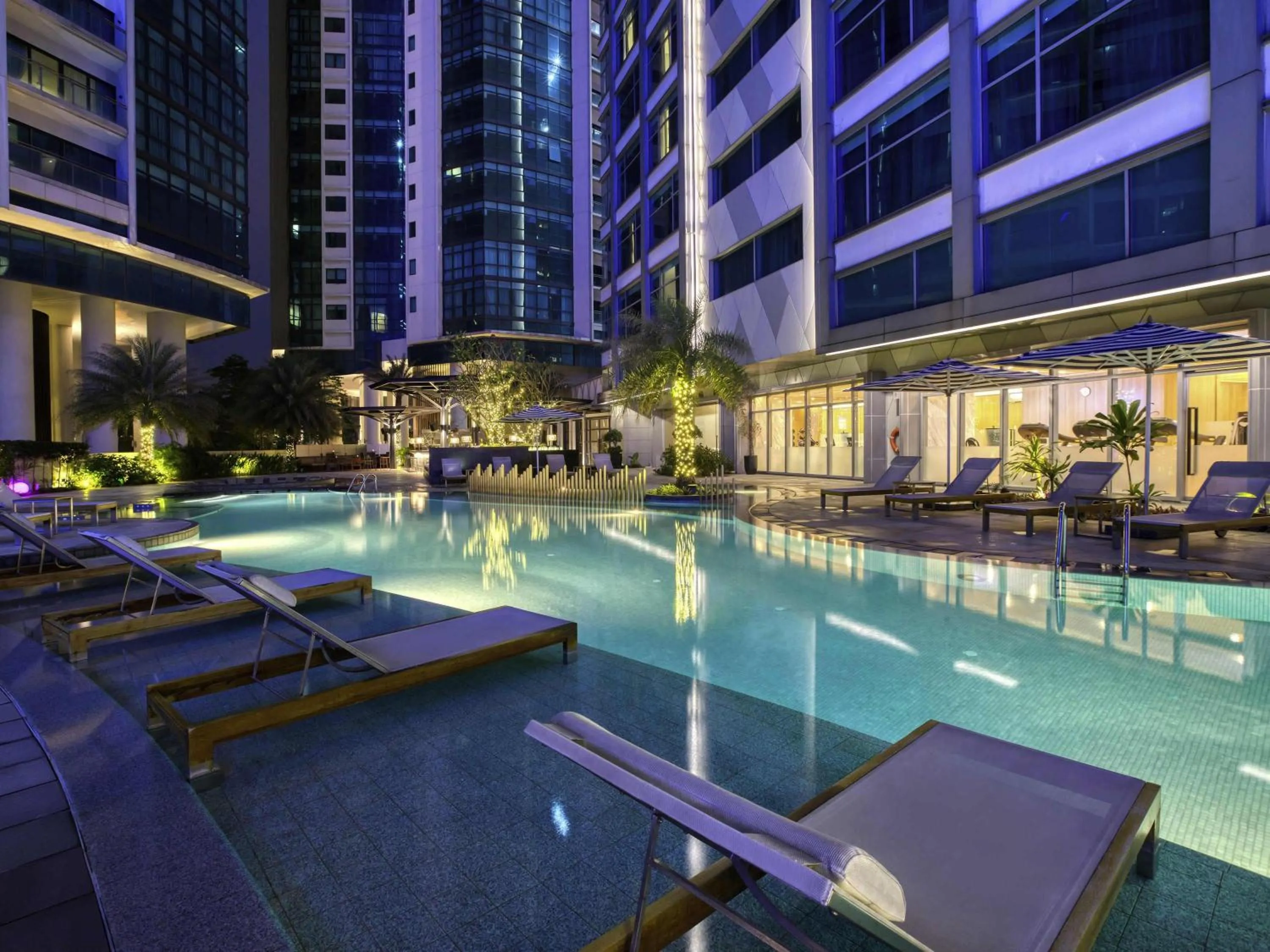 Pool view in Sofitel Kuala Lumpur Damansara