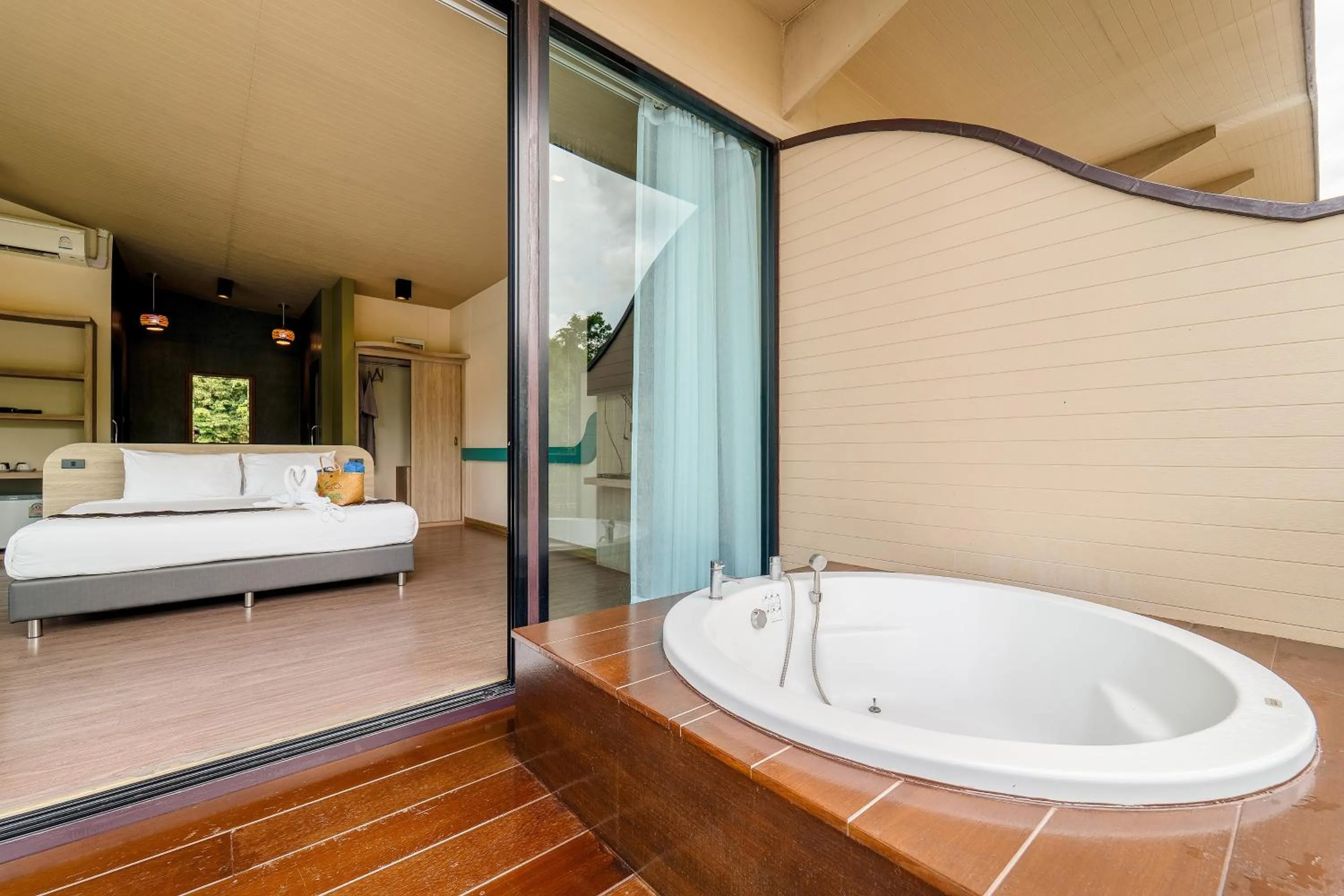 Bedroom, Bed in Binlha Raft Resort