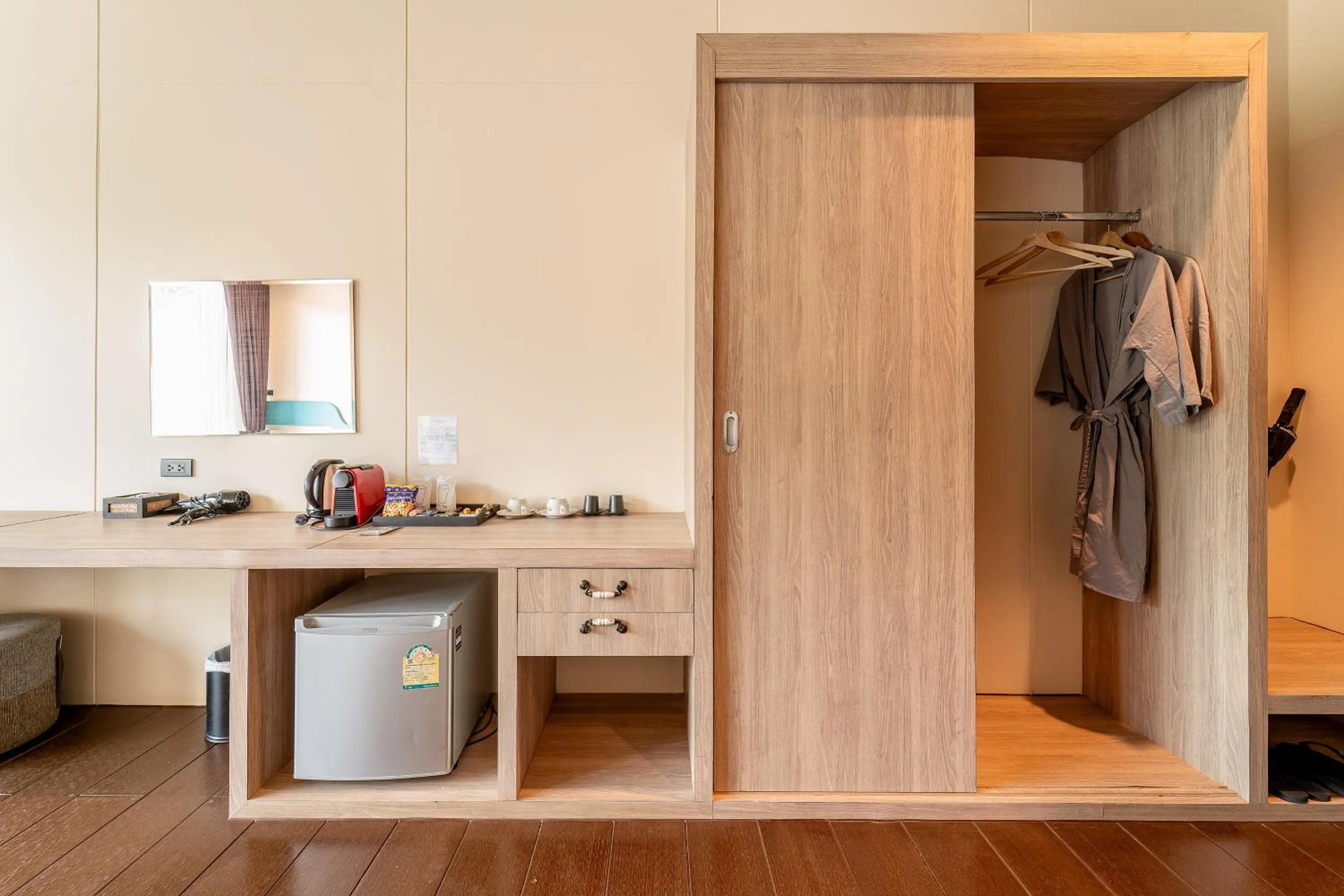 Coffee/tea facilities in Binlha Raft Resort