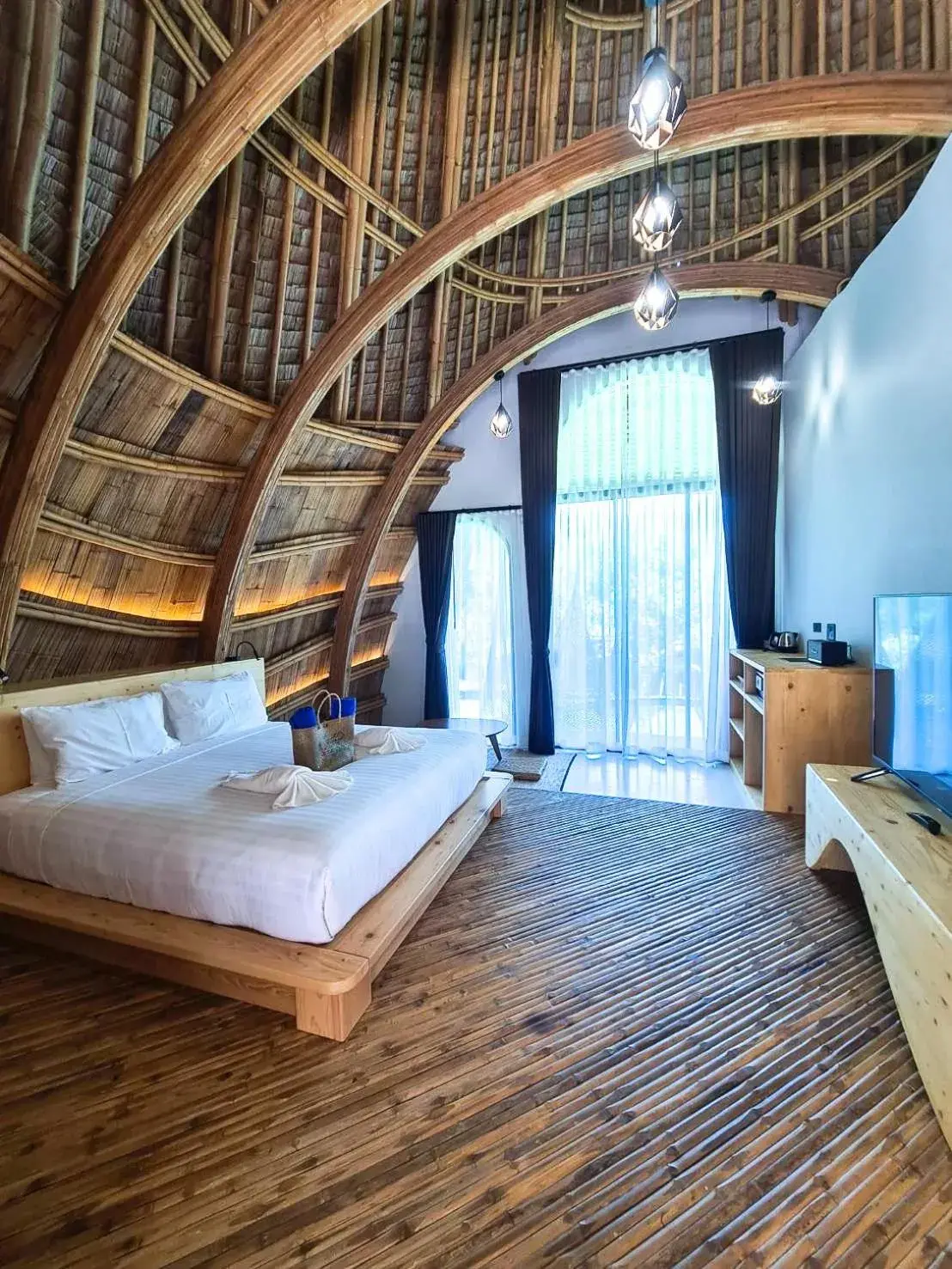 Bamboo Pool Villa in Binlha Raft Resort Bamboo Pool Villa in Binlha Raft Resort