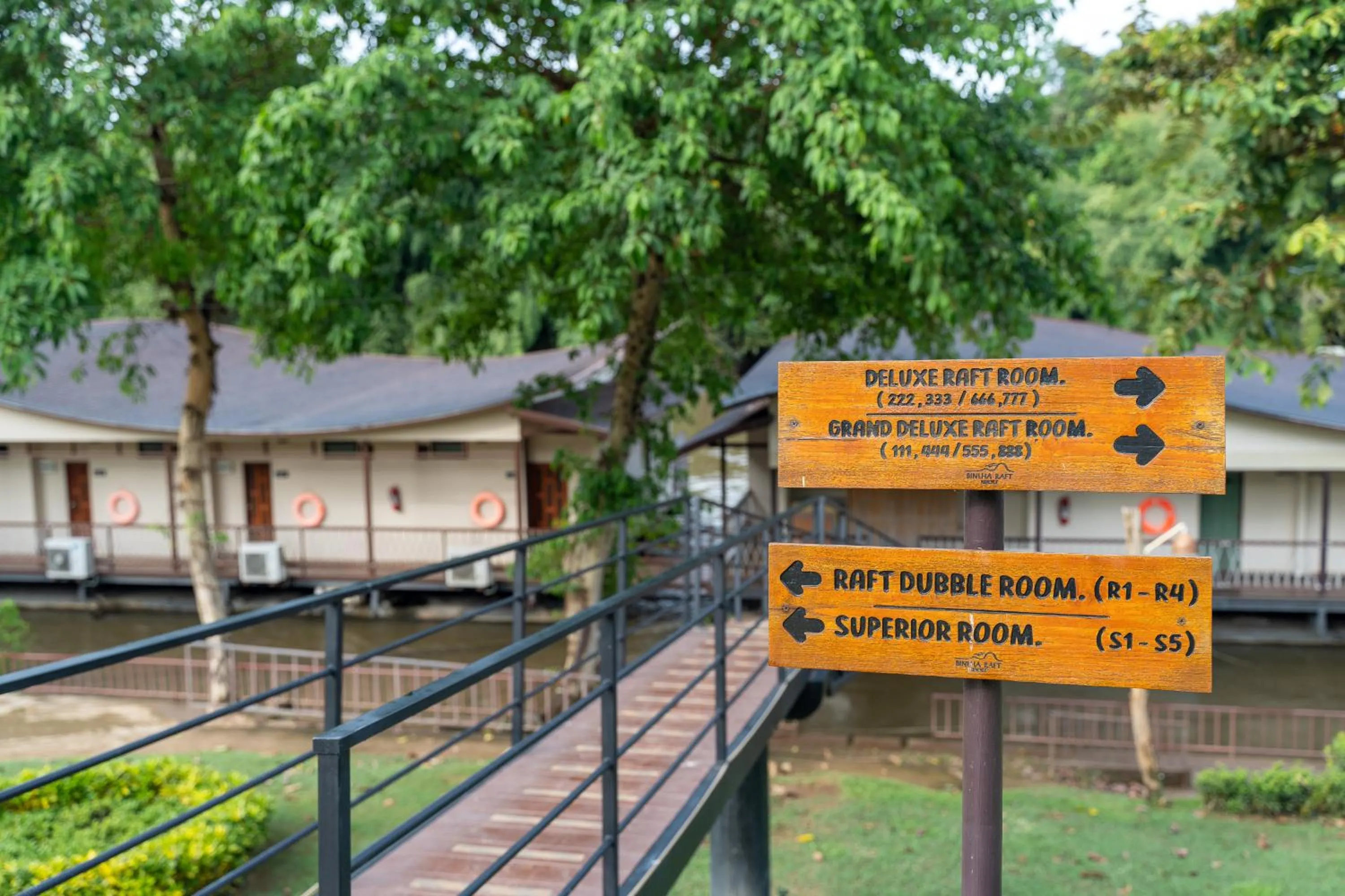 Property logo or sign in Binlha Raft Resort