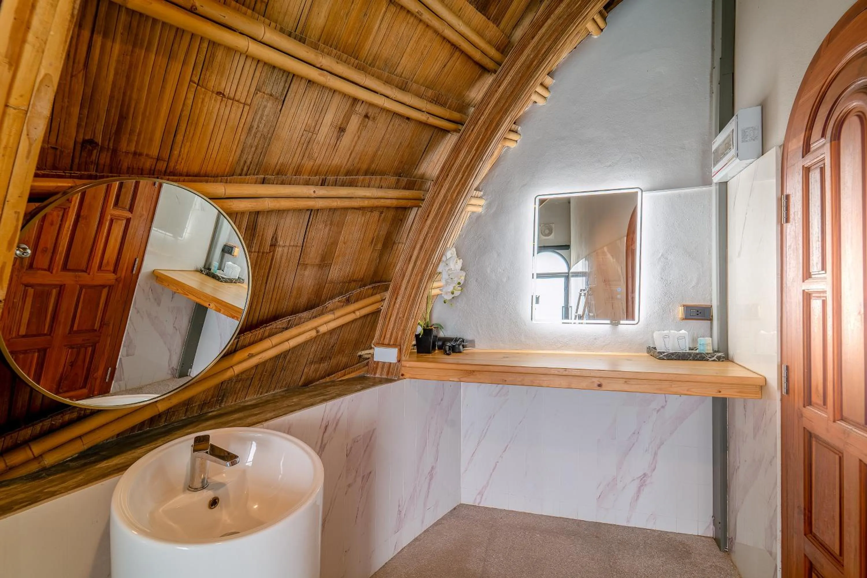 Bathroom in Binlha Raft Resort
