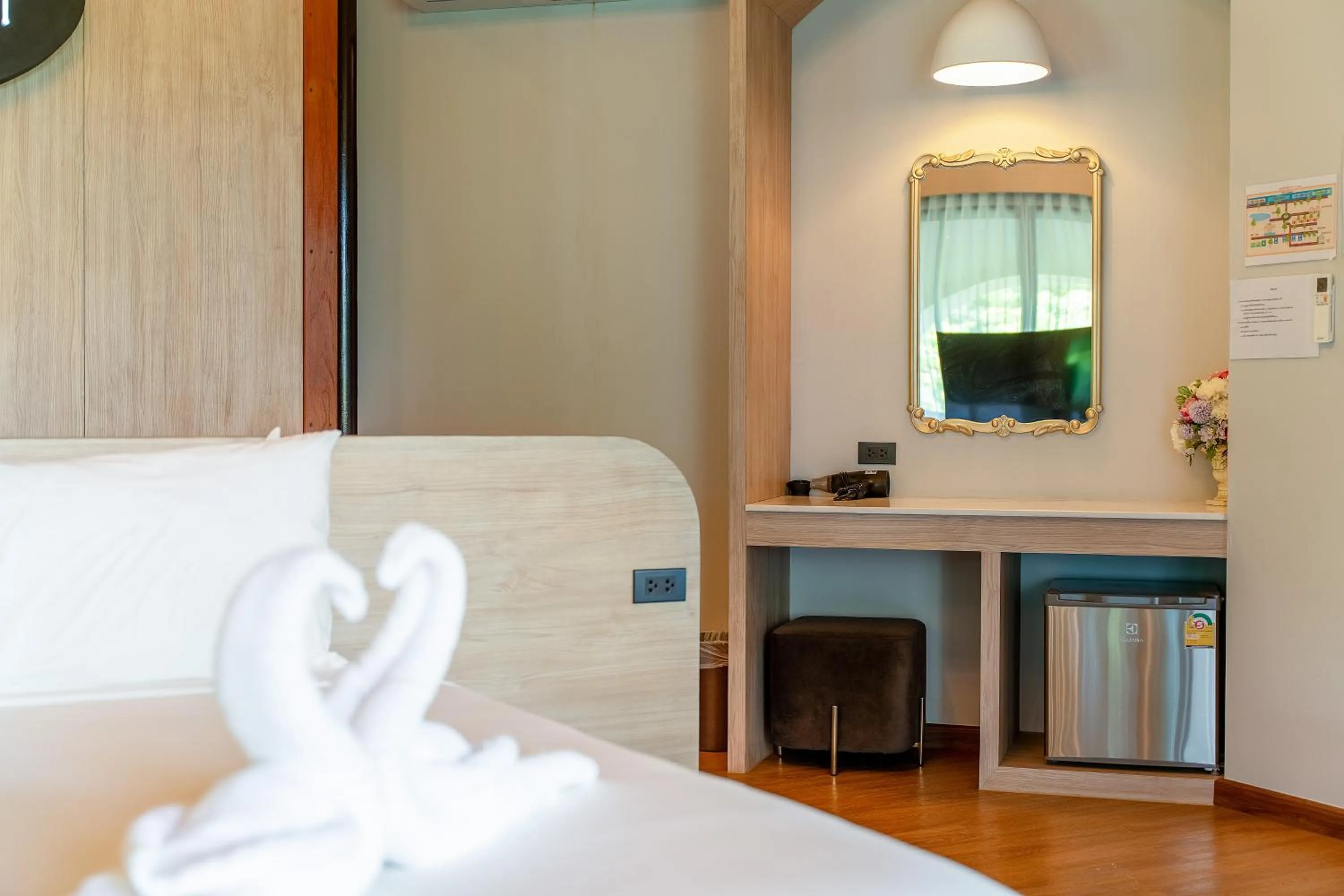 Bed in Binlha Raft Resort