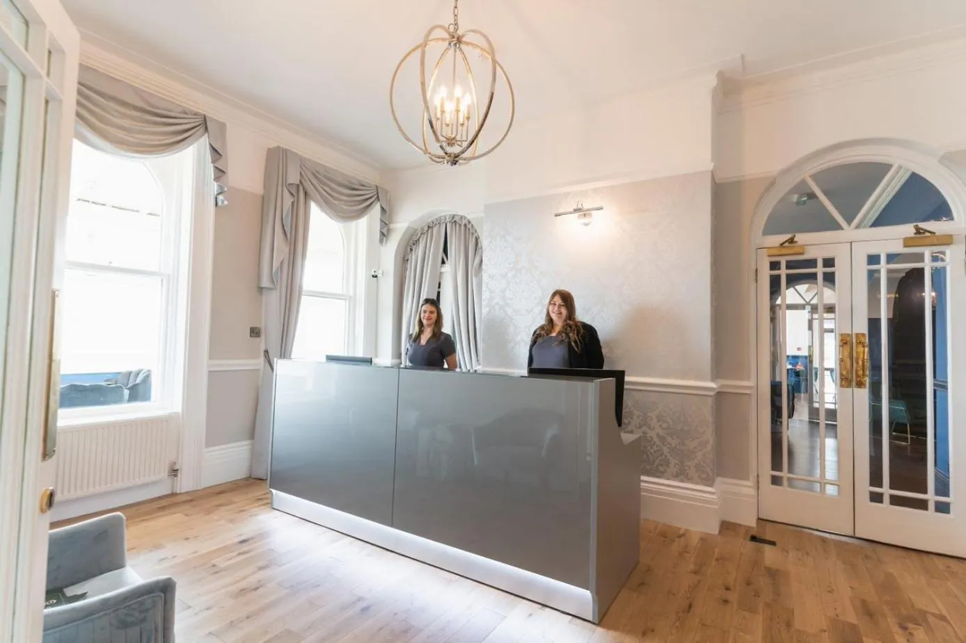 Lobby or reception in The Pier Hotel