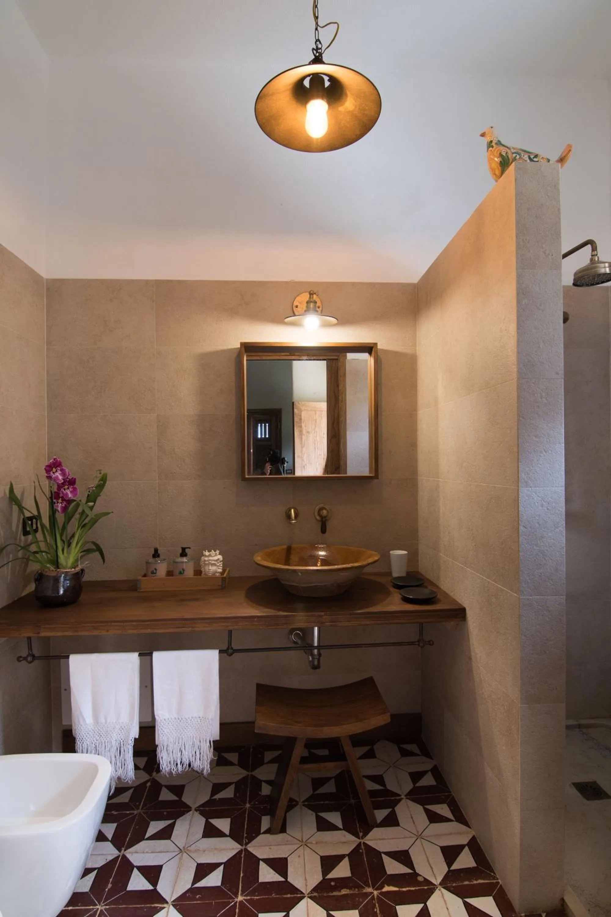 Bathroom in Baglio Giammaccaro