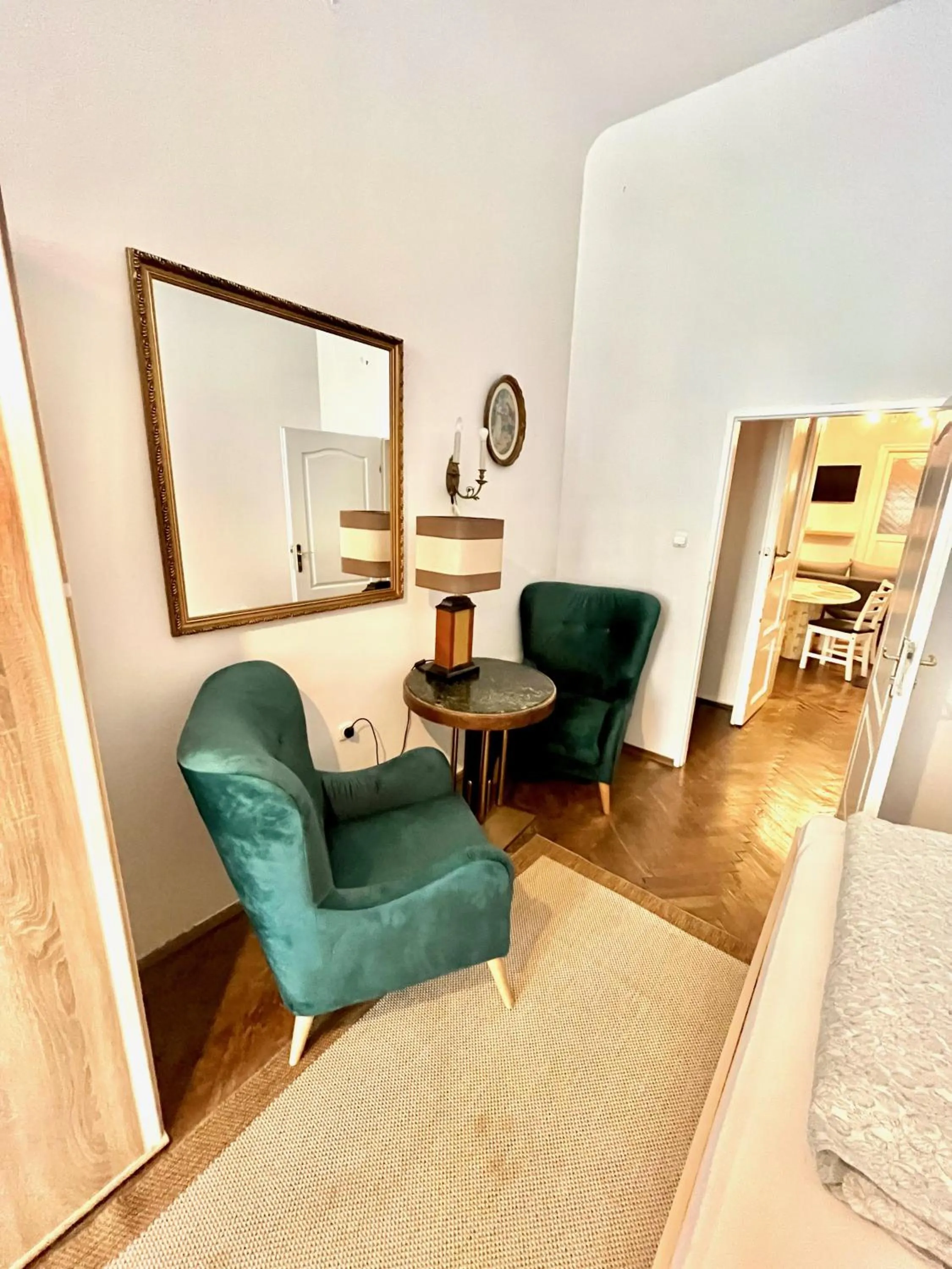 Living room, Bed in Pokoje Gościnne Wiślna