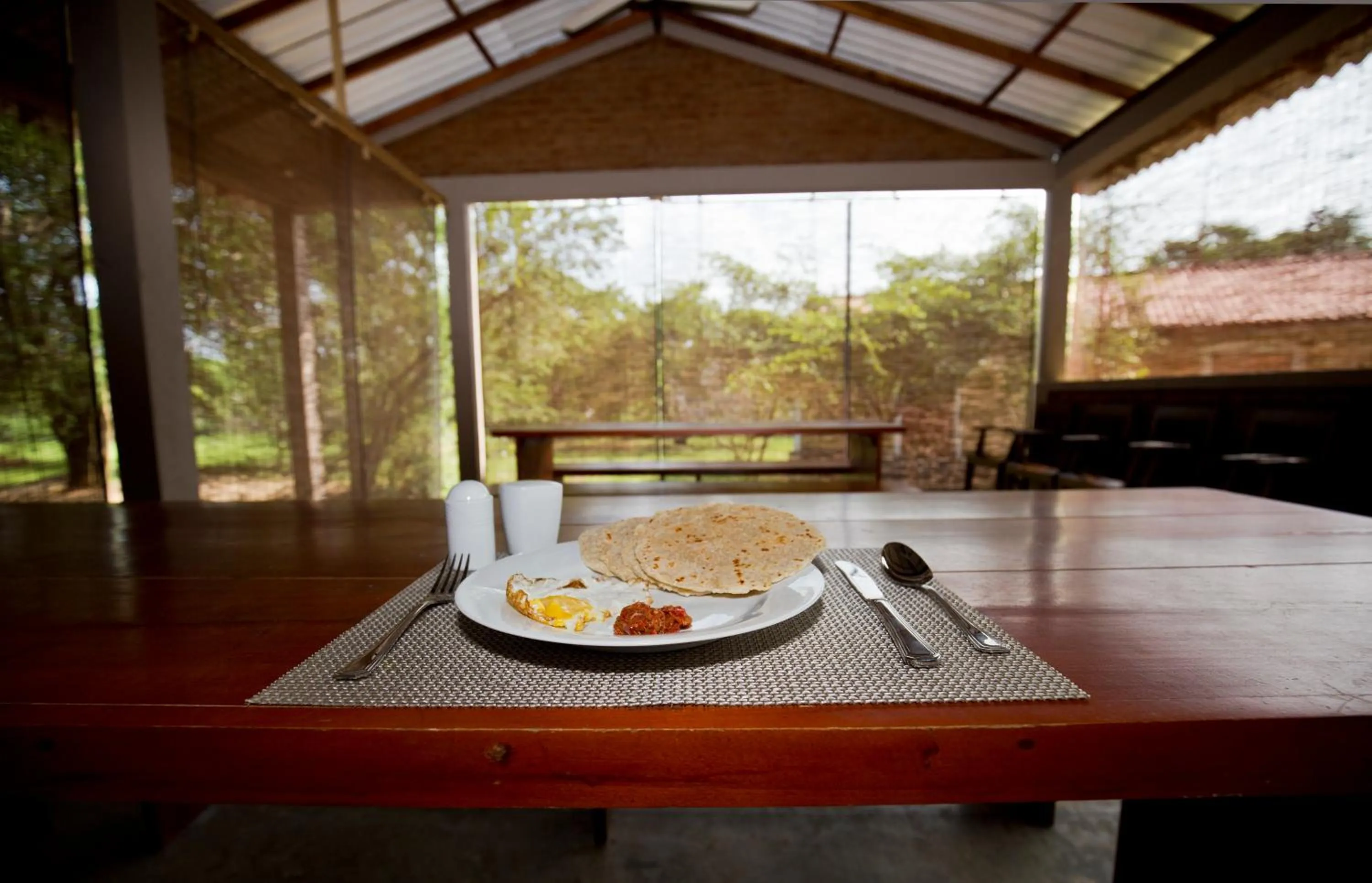 Asian breakfast in Hide Yala