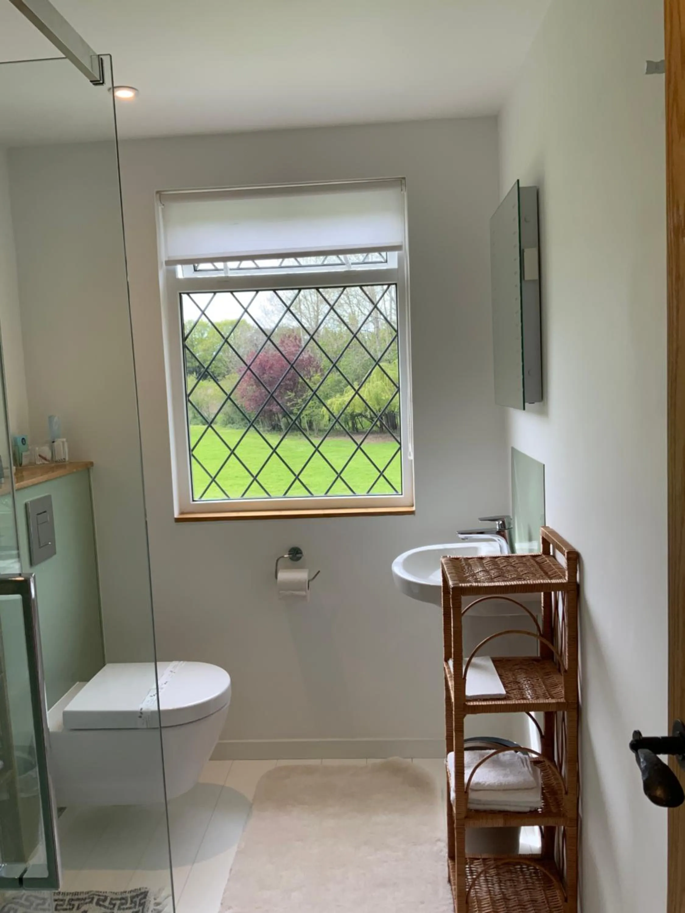 Shower in West Lodge B&B