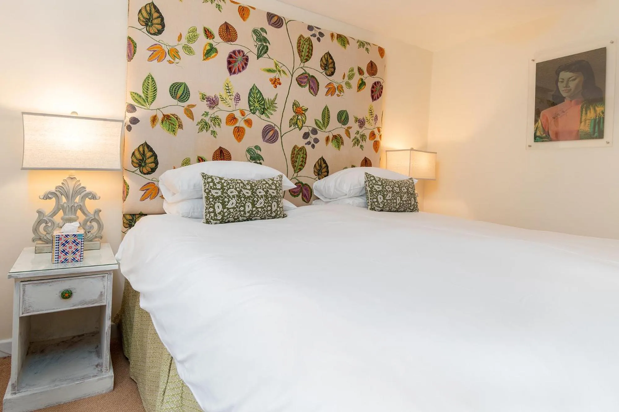 Bed in Y Branwen Restaurant & Rooms - Adult Only and Dog Friendly