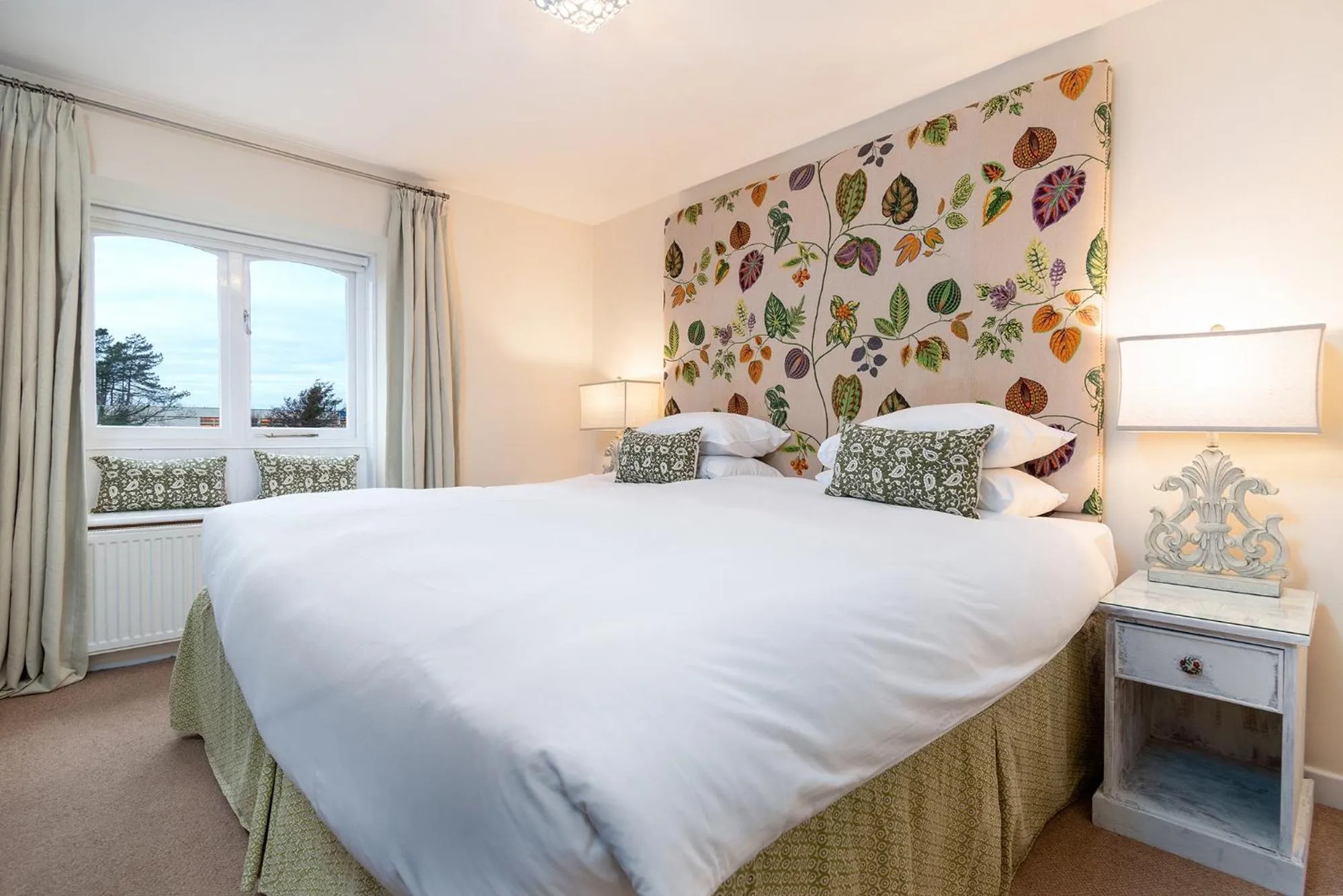 Bed in Y Branwen Restaurant & Rooms - Adult Only and Dog Friendly