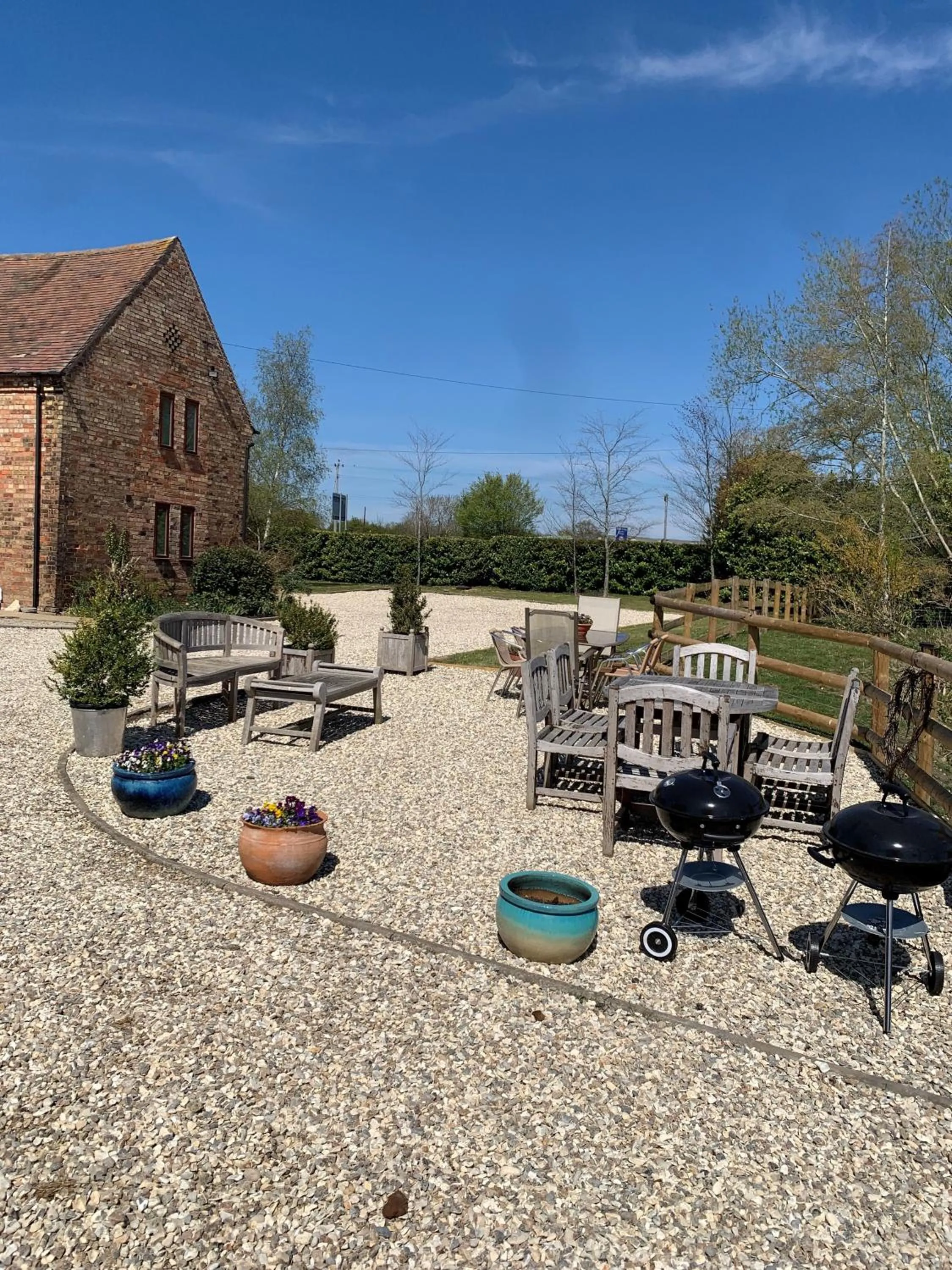 BBQ facilities in Bridge Farm Holiday Cottages