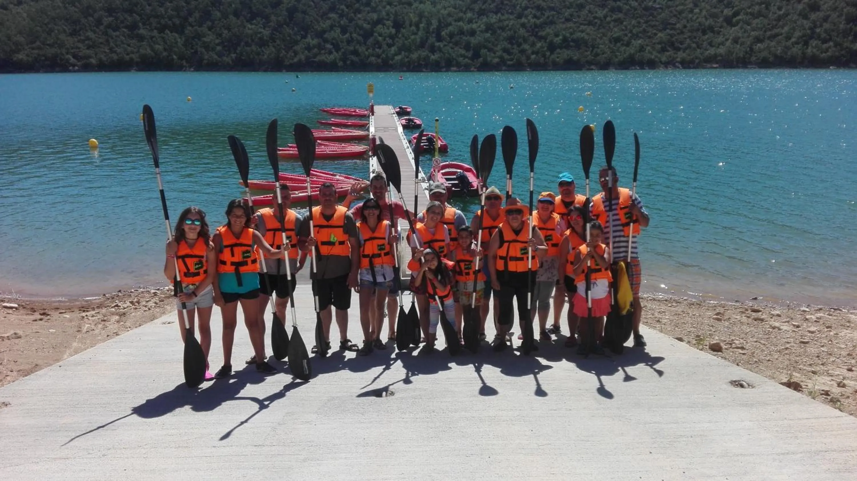 Canoeing in Camping La Ribera Salada
