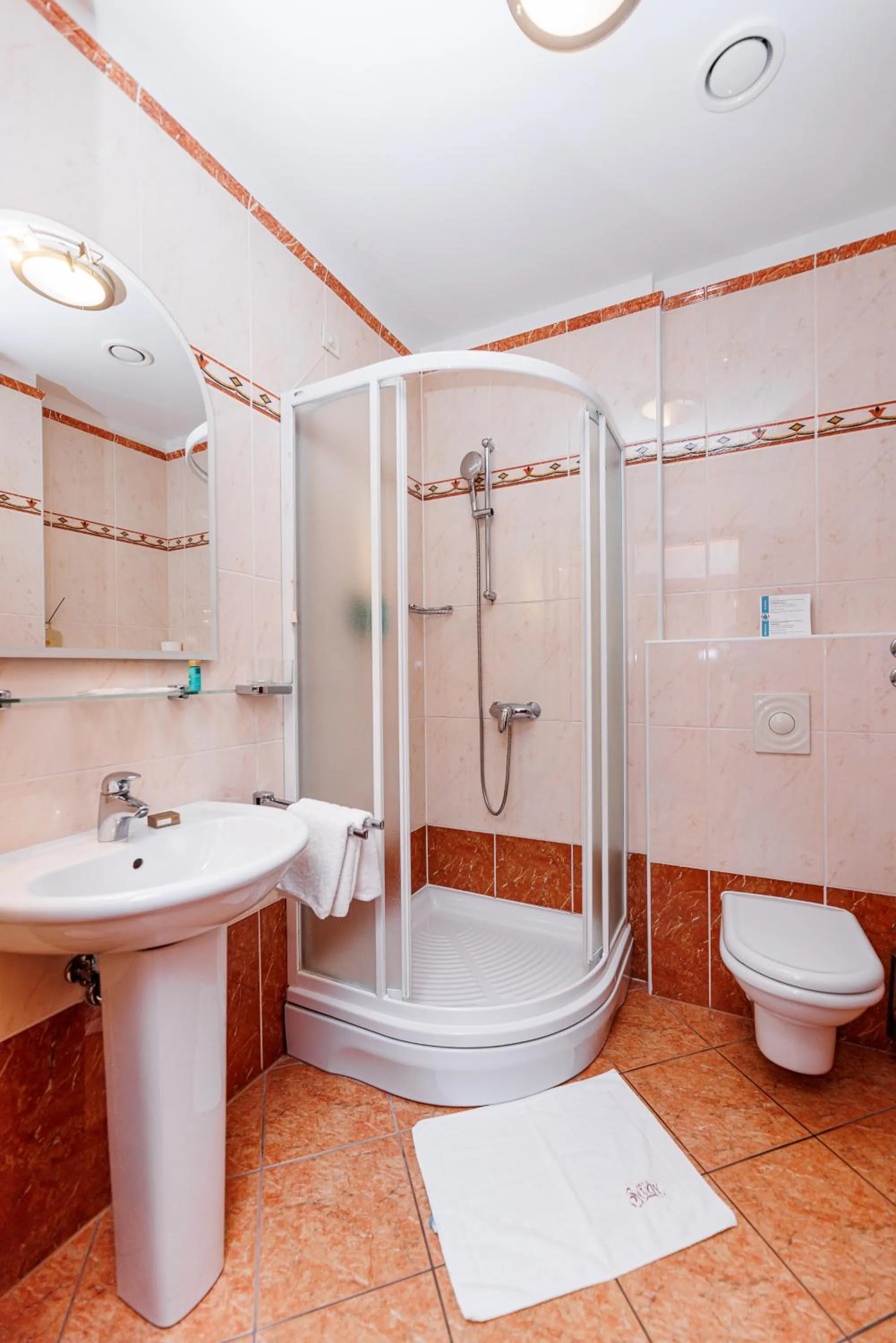 Shower in Hotel Savoy