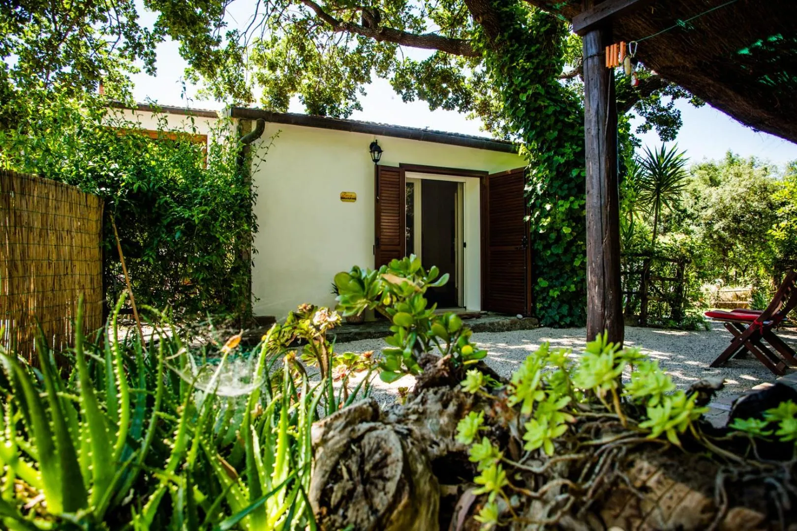 Garden in Agriturismo Serignano alle Rocchette