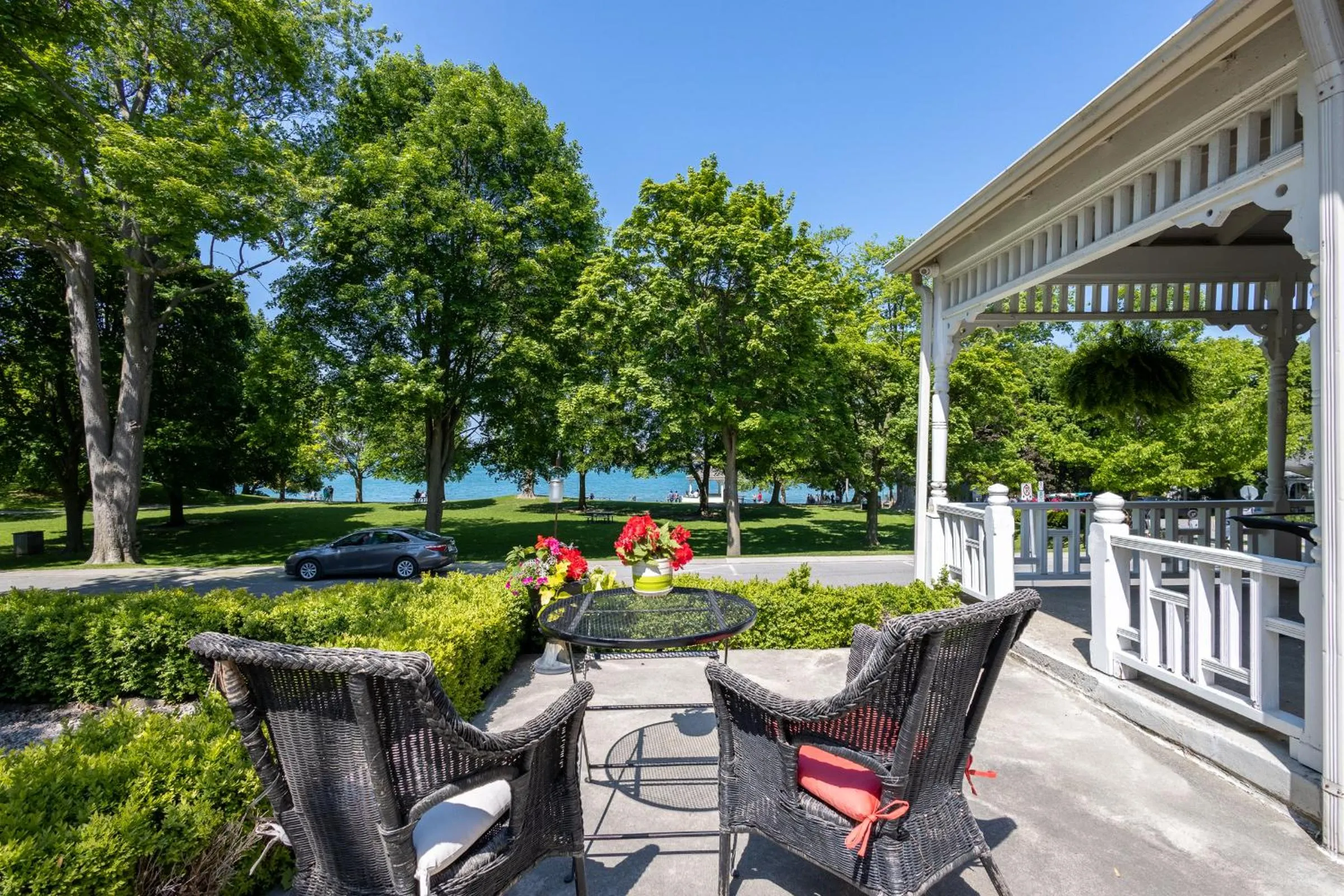 Garden in The Old Bank House