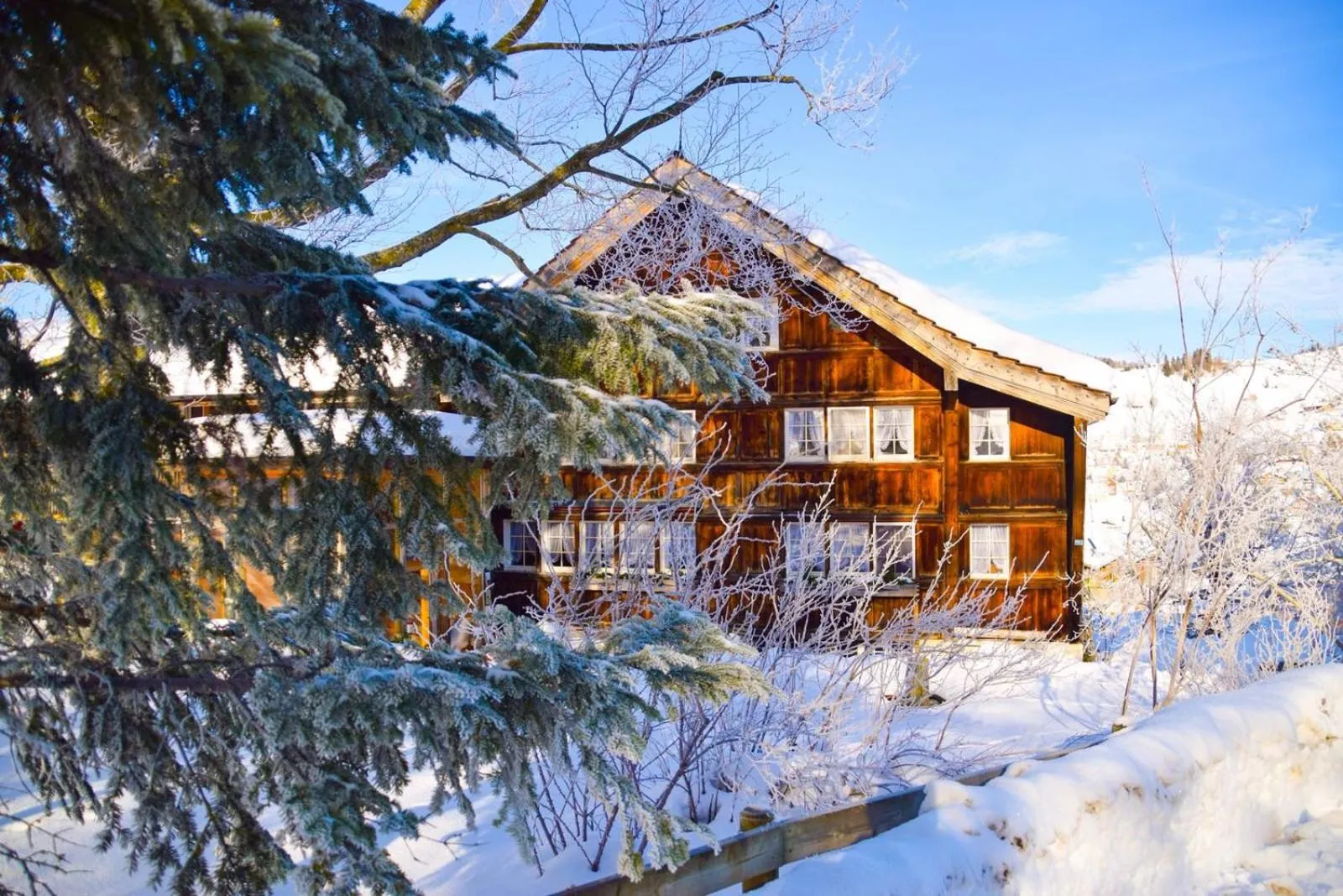 Property building in Ferienhotel Idyll Gais