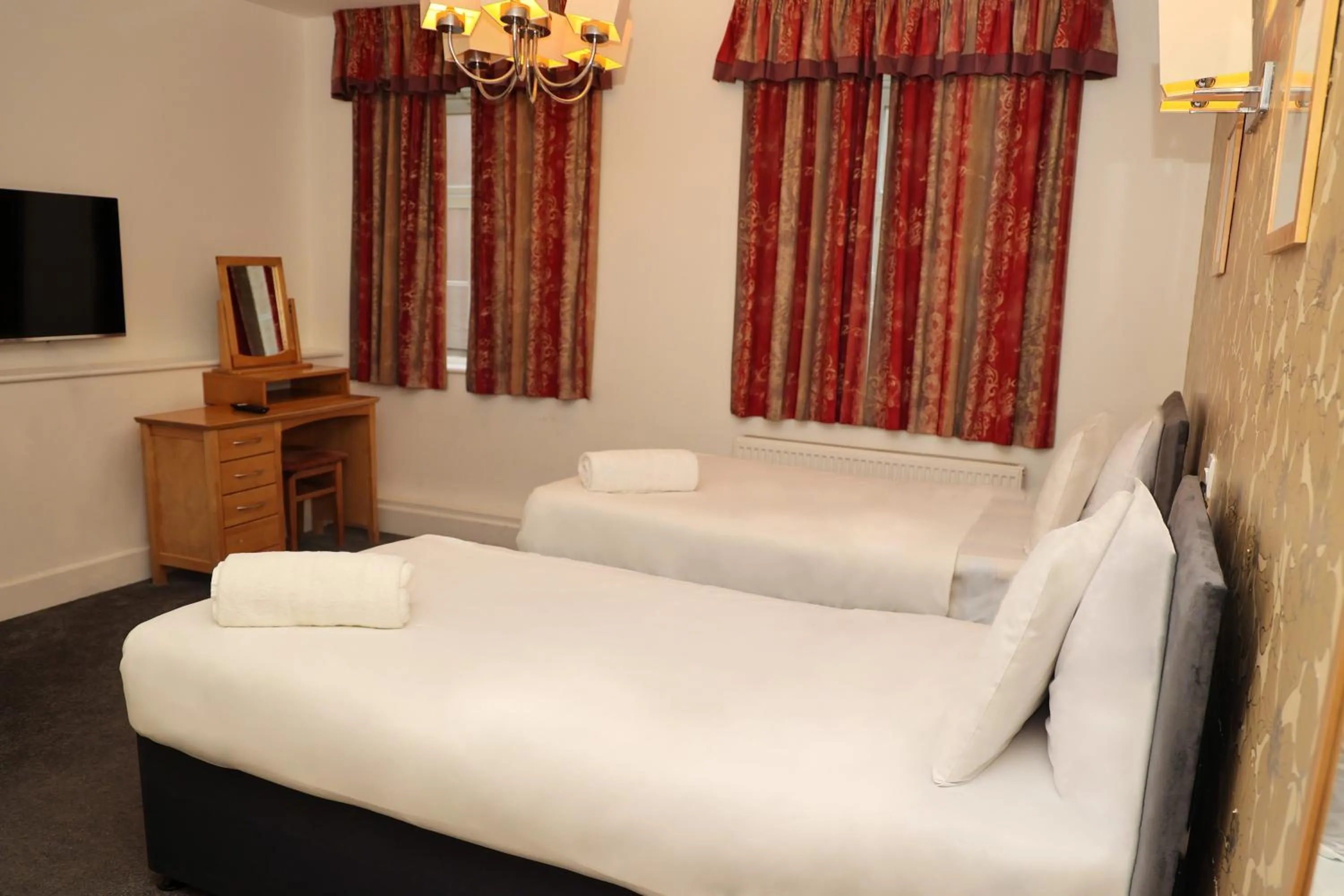 Bedroom, Bed in Hotel 1843 Reading