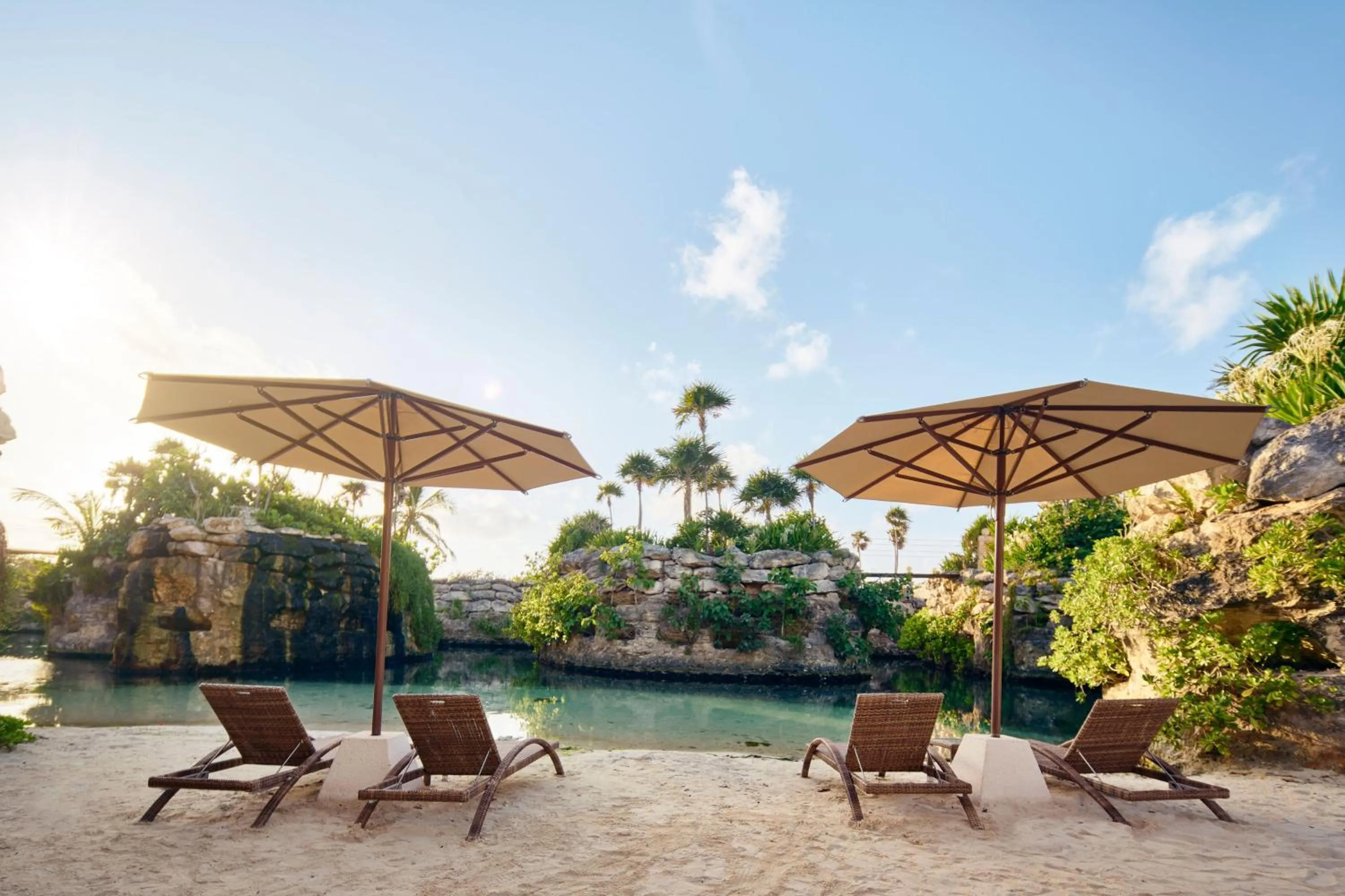 Beach in Hotel Xcaret Mexico All Parks All Fun Inclusive