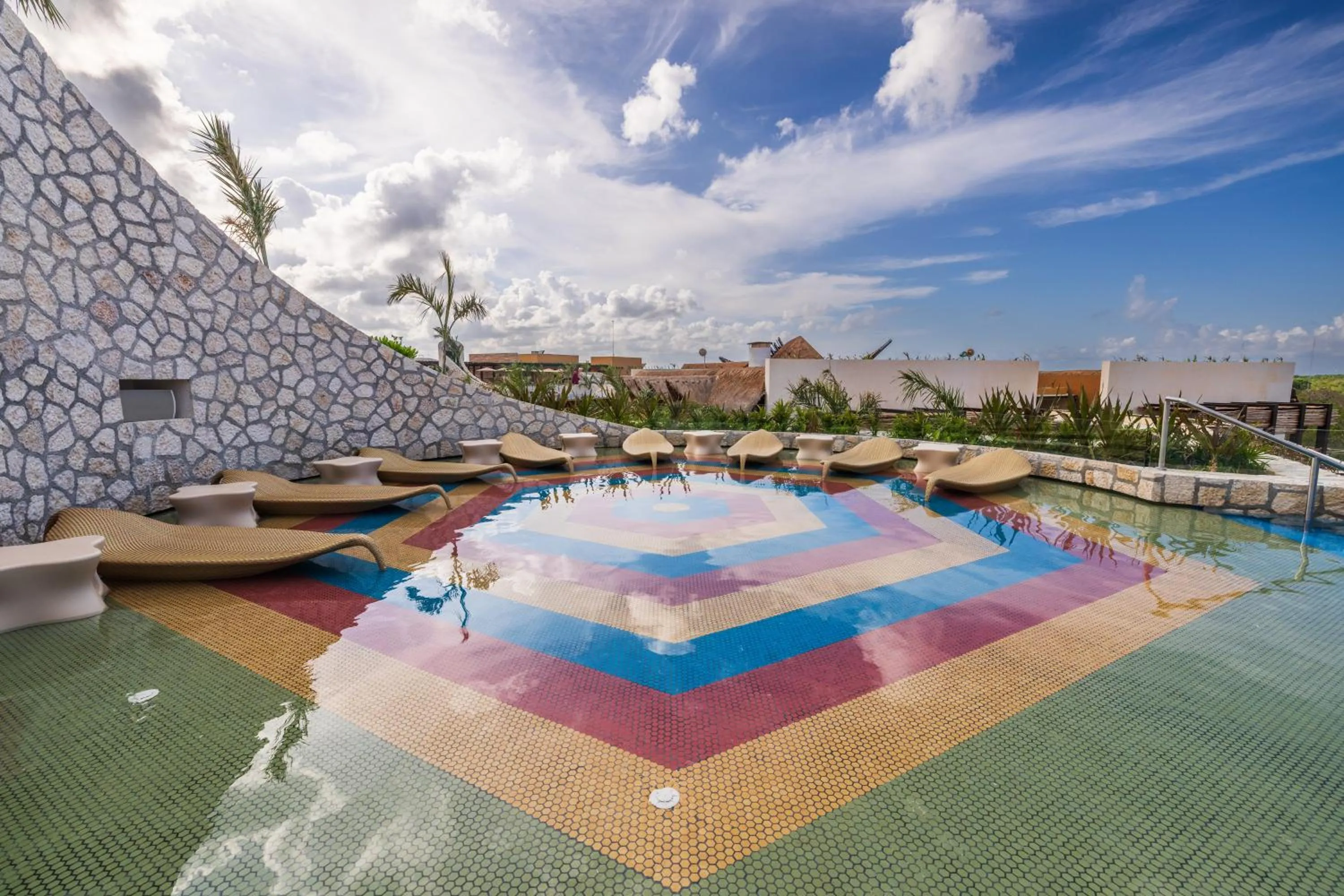 Swimming pool in Hotel Xcaret Mexico All Parks All Fun Inclusive