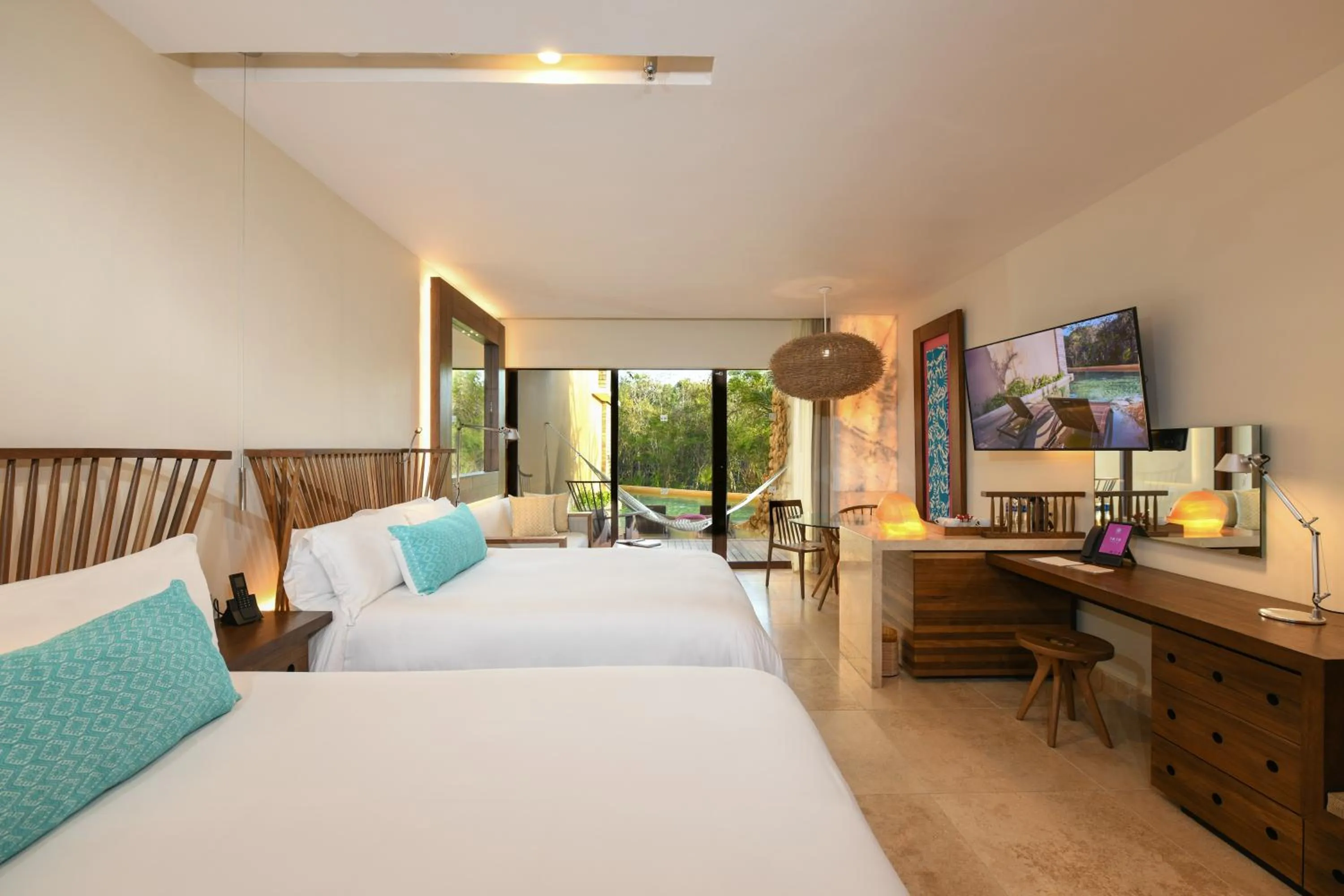 Bed in Hotel Xcaret Mexico All Parks All Fun Inclusive