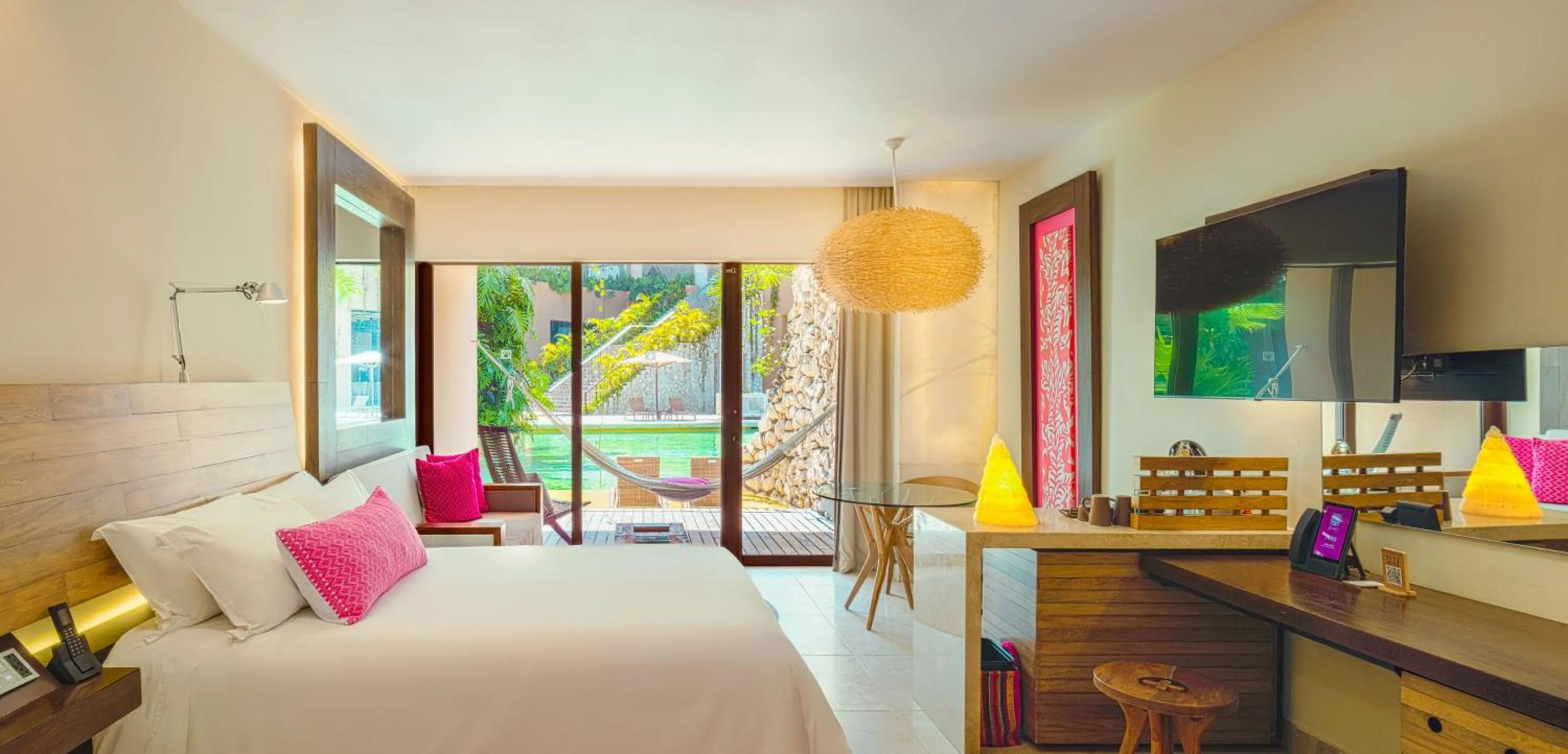 Bed in Hotel Xcaret Mexico All Parks All Fun Inclusive